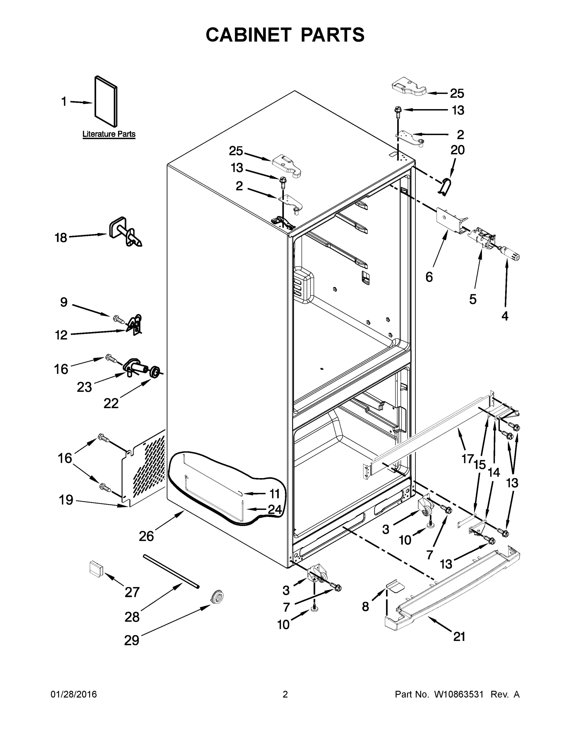 02 - CABINET PARTS