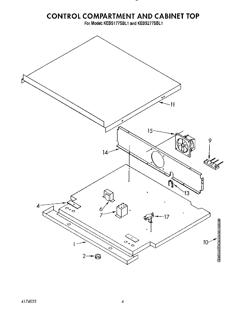 04 - CONTROL COMPARTMENT AND CABINET TOP