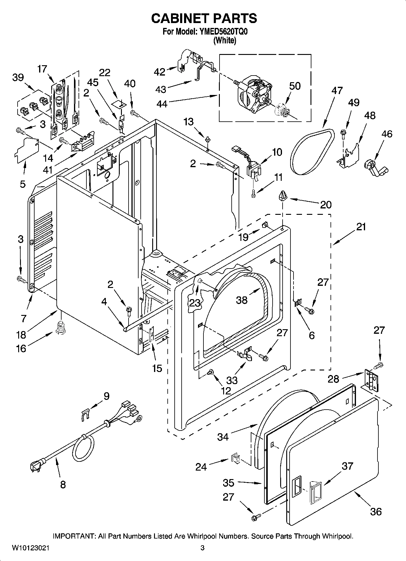 02 - CABINET PARTS