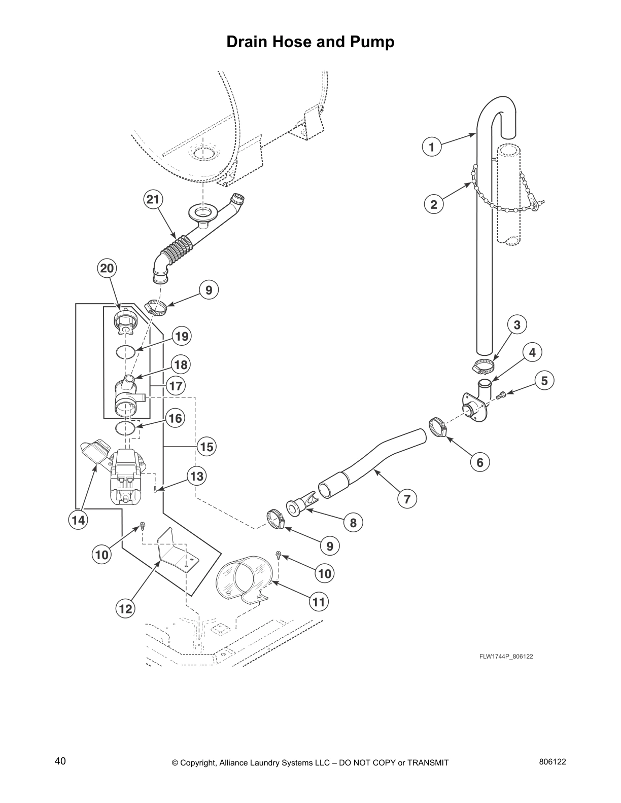 Drain Hose and Pump