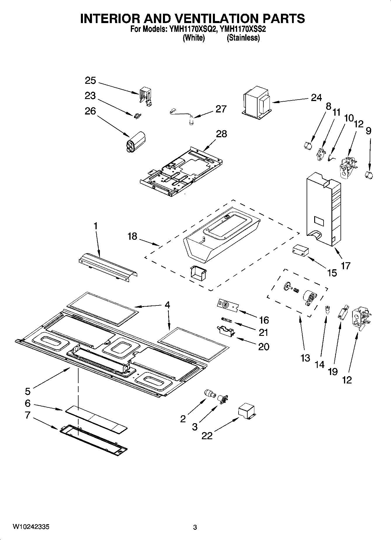 03 - INTERIOR AND VENTILATION PARTS