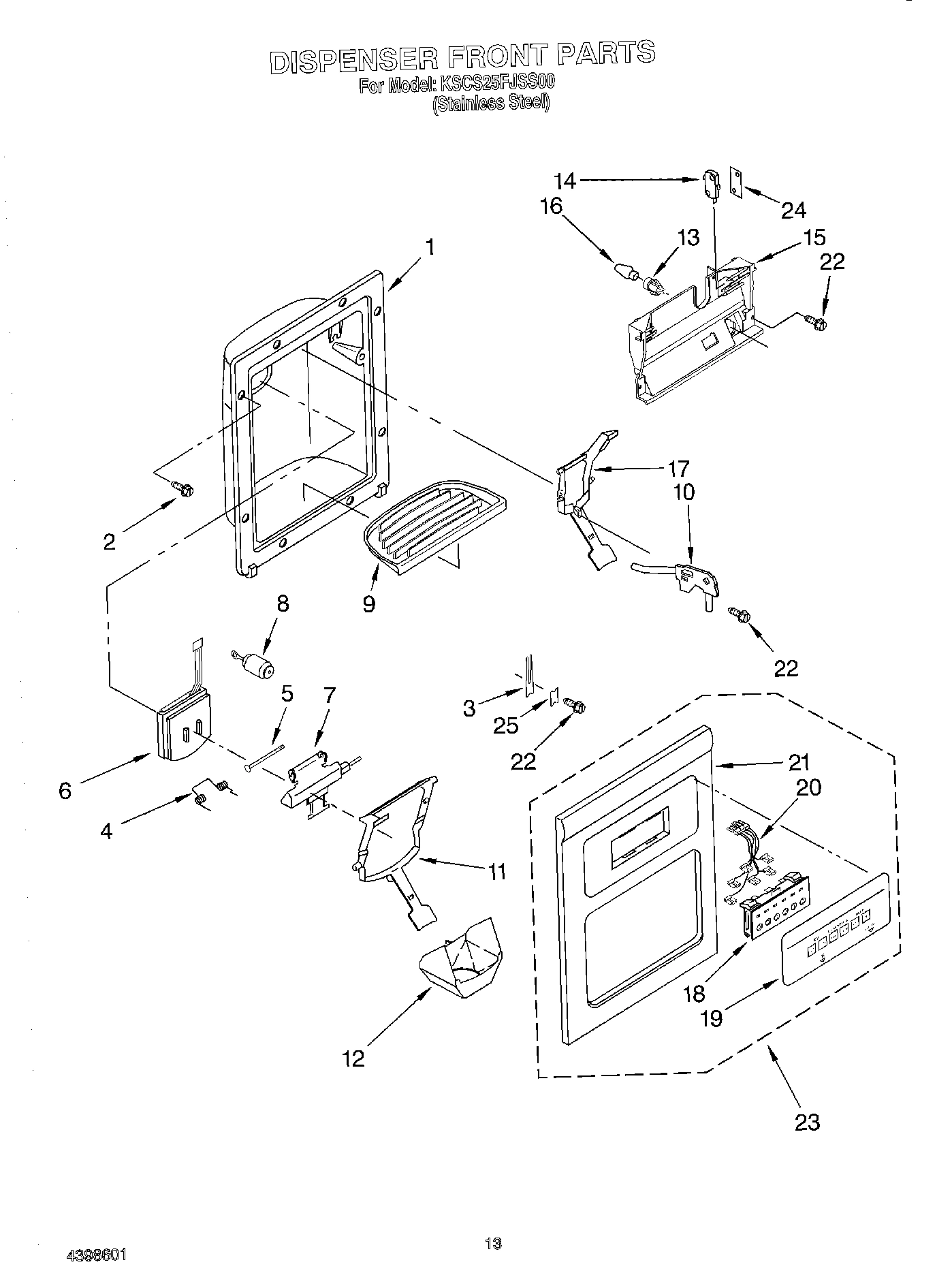 08 - DISPENSER FRONT