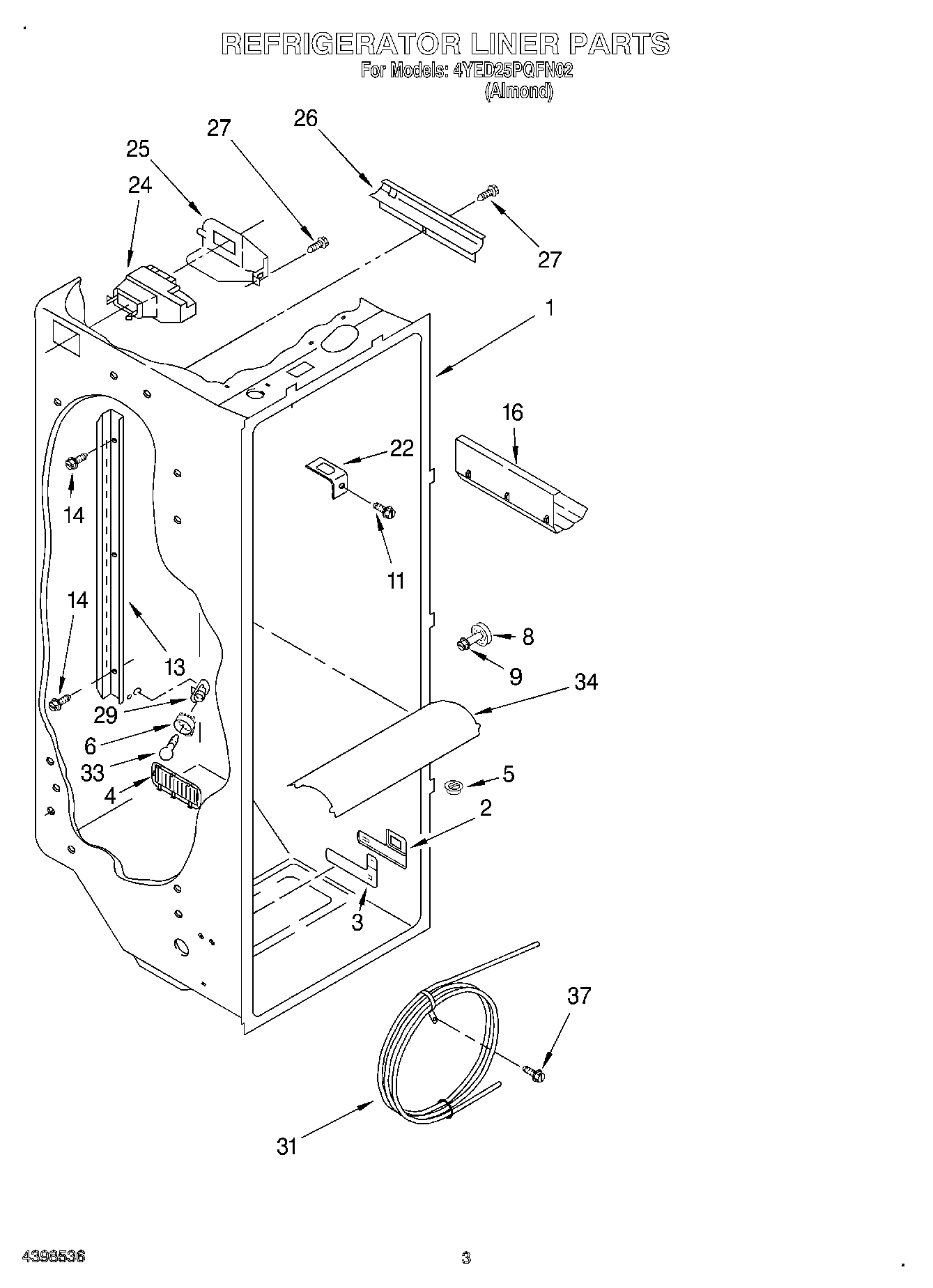 02 - REFRIGERATOR LINER
