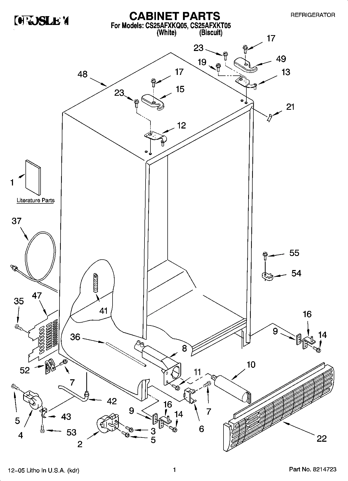 01 - CABINET PARTS