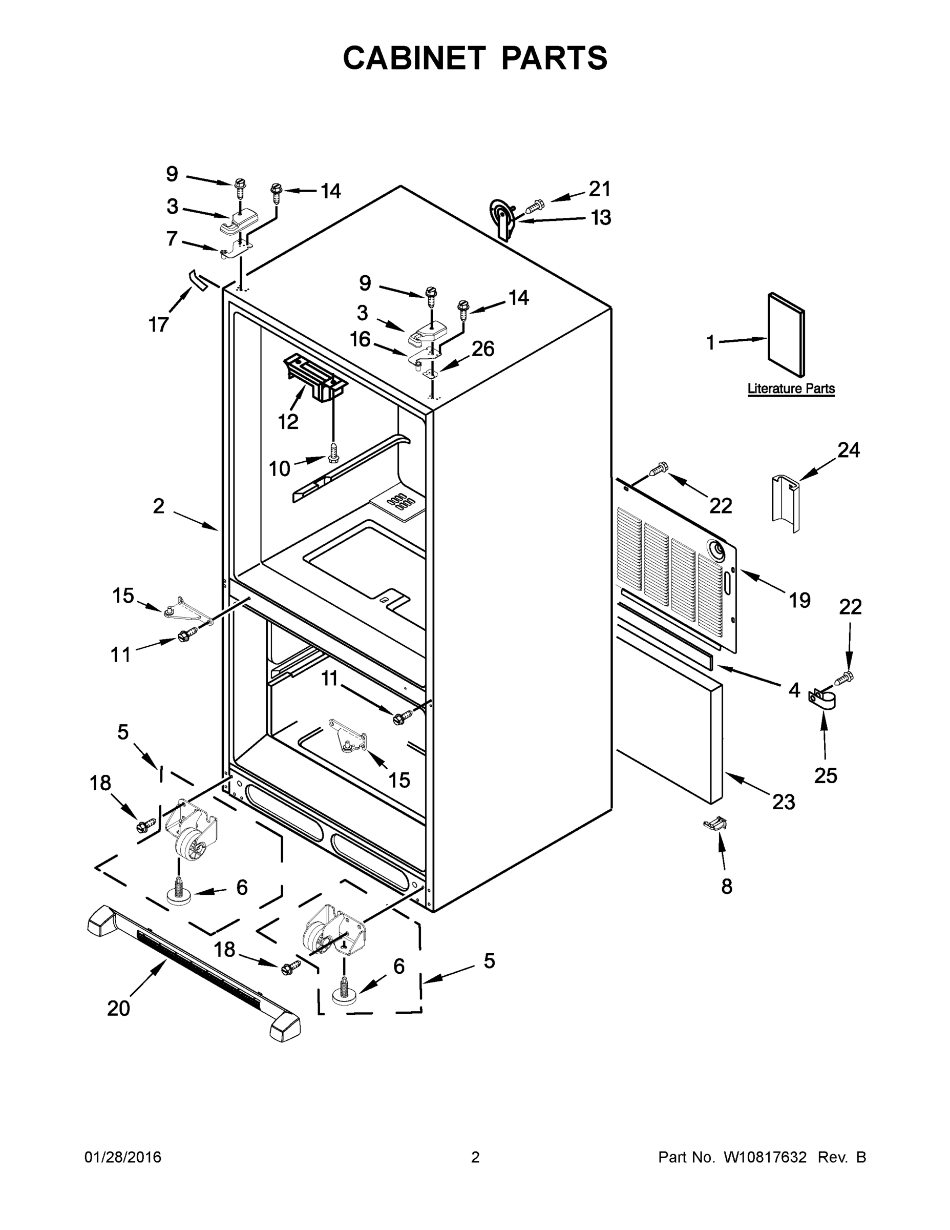 02 - CABINET PARTS