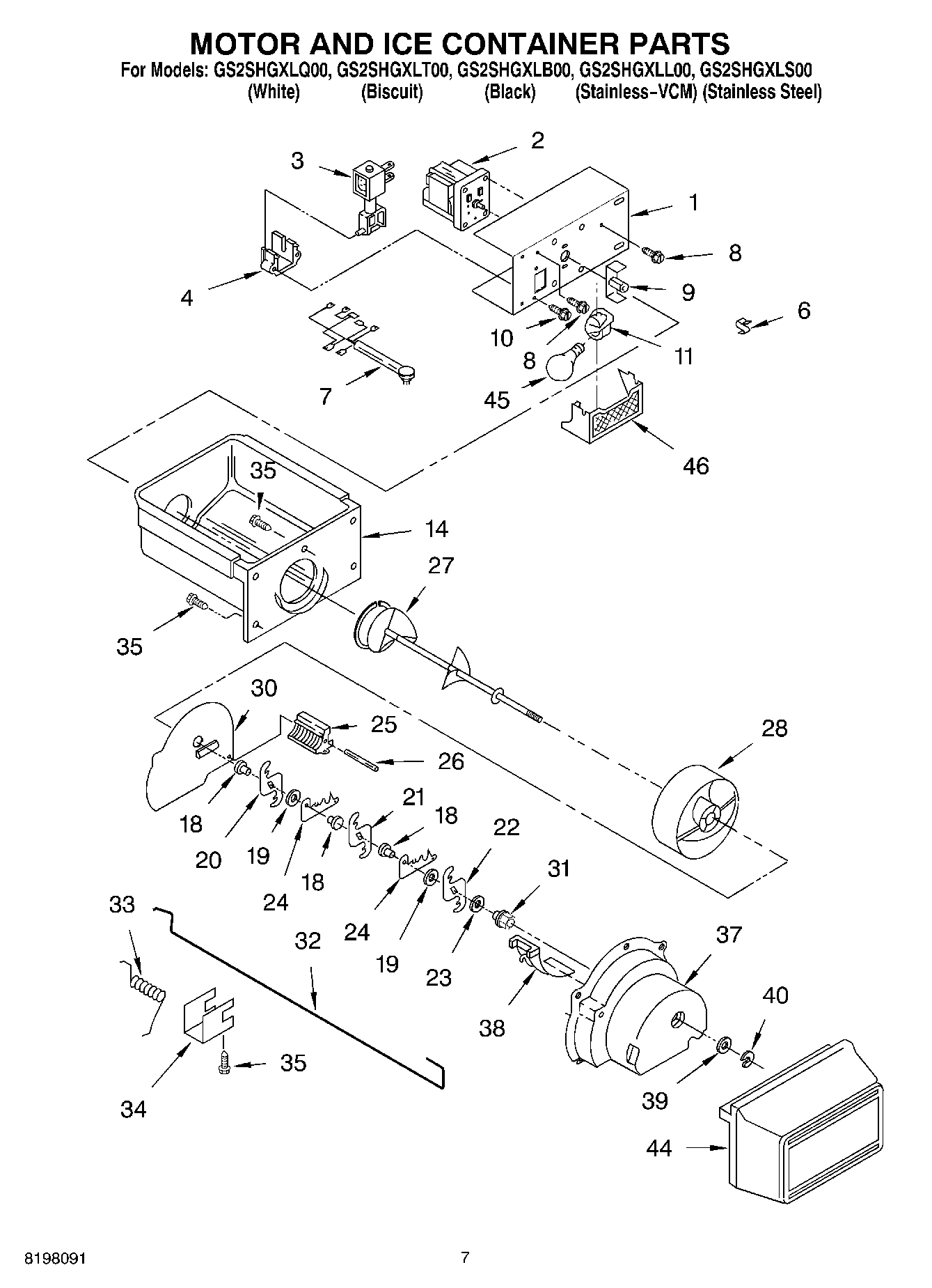 06 - MOTOR AND ICE CONTAINER