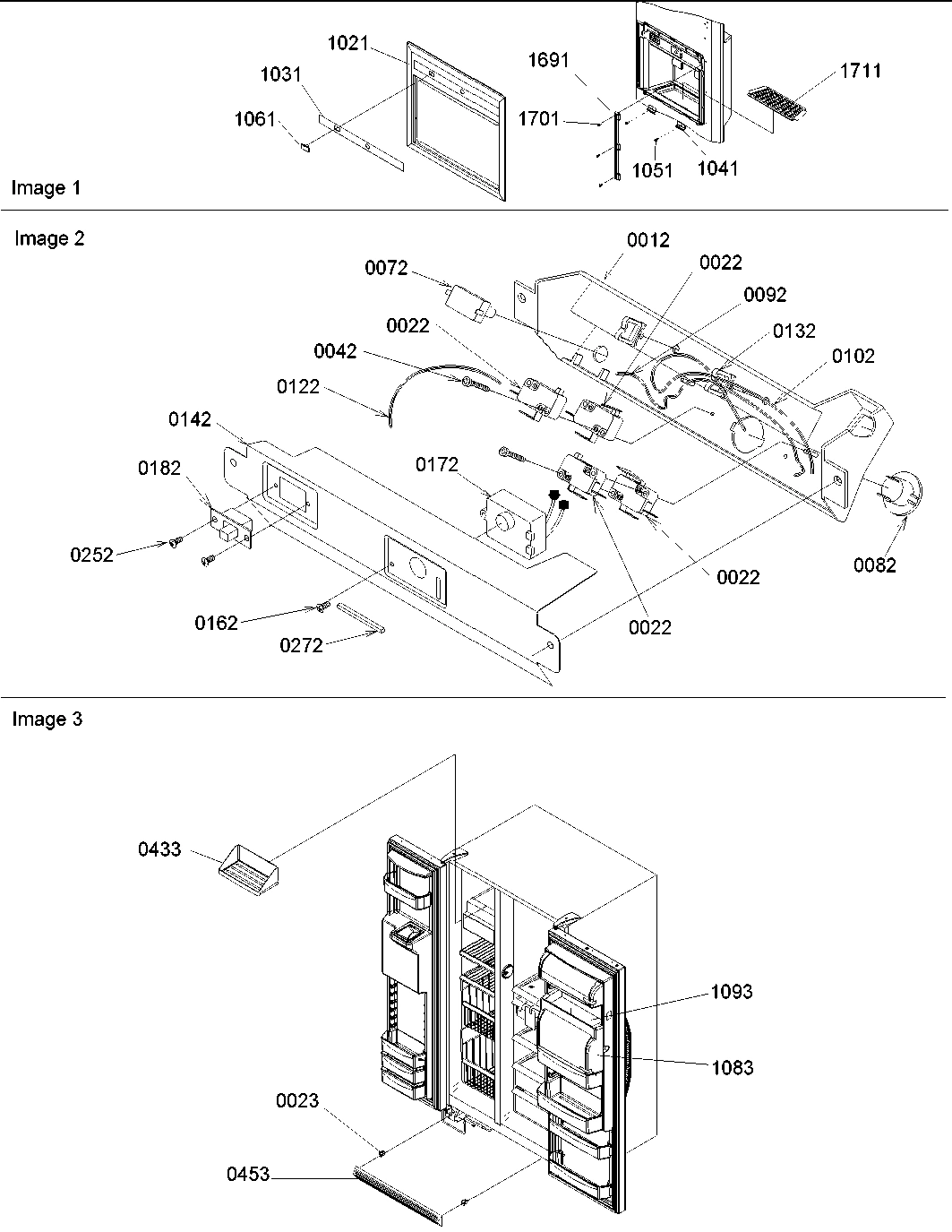 05 - Facade Dispenser Cover, Elect Brkt Assy