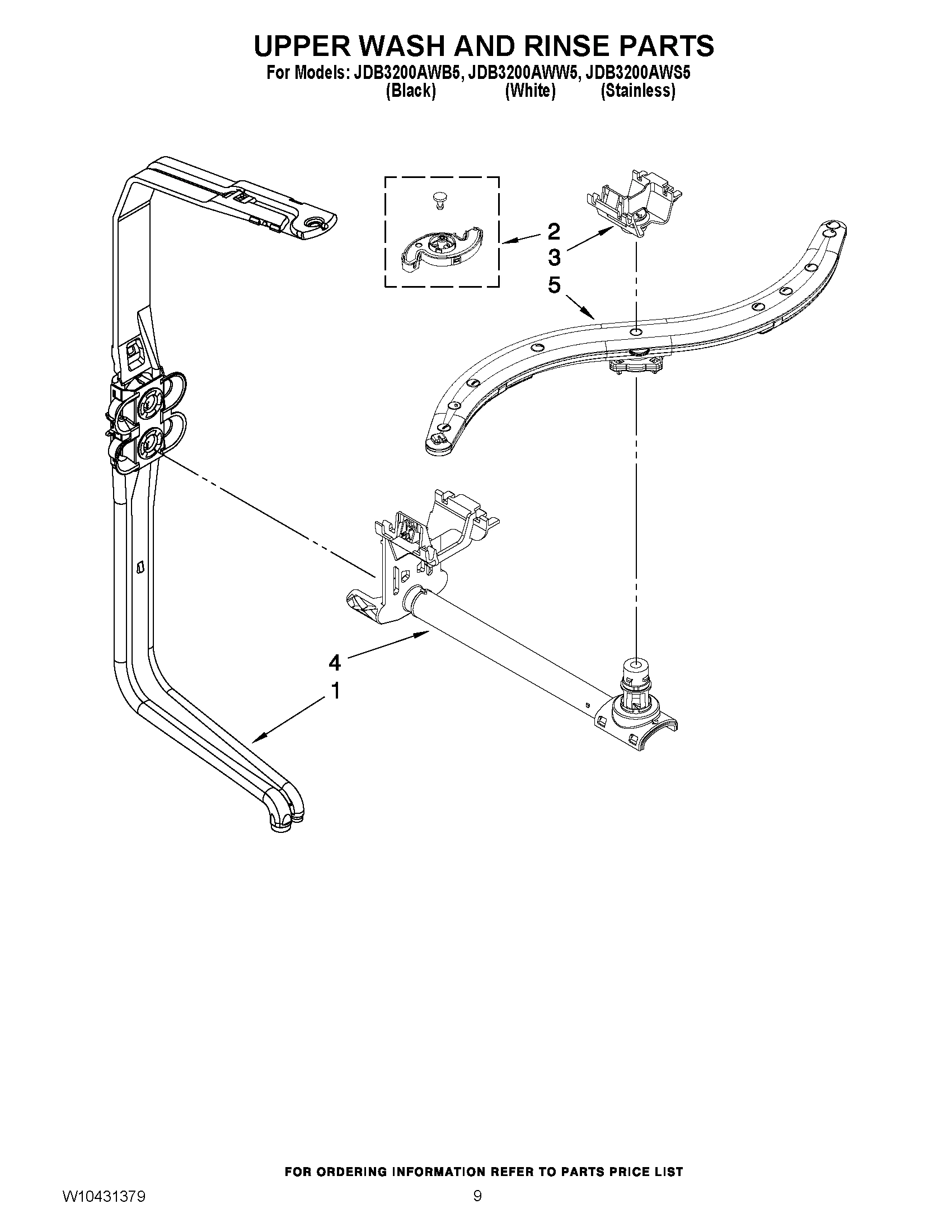 07 - UPPER WASH AND RINSE PARTS