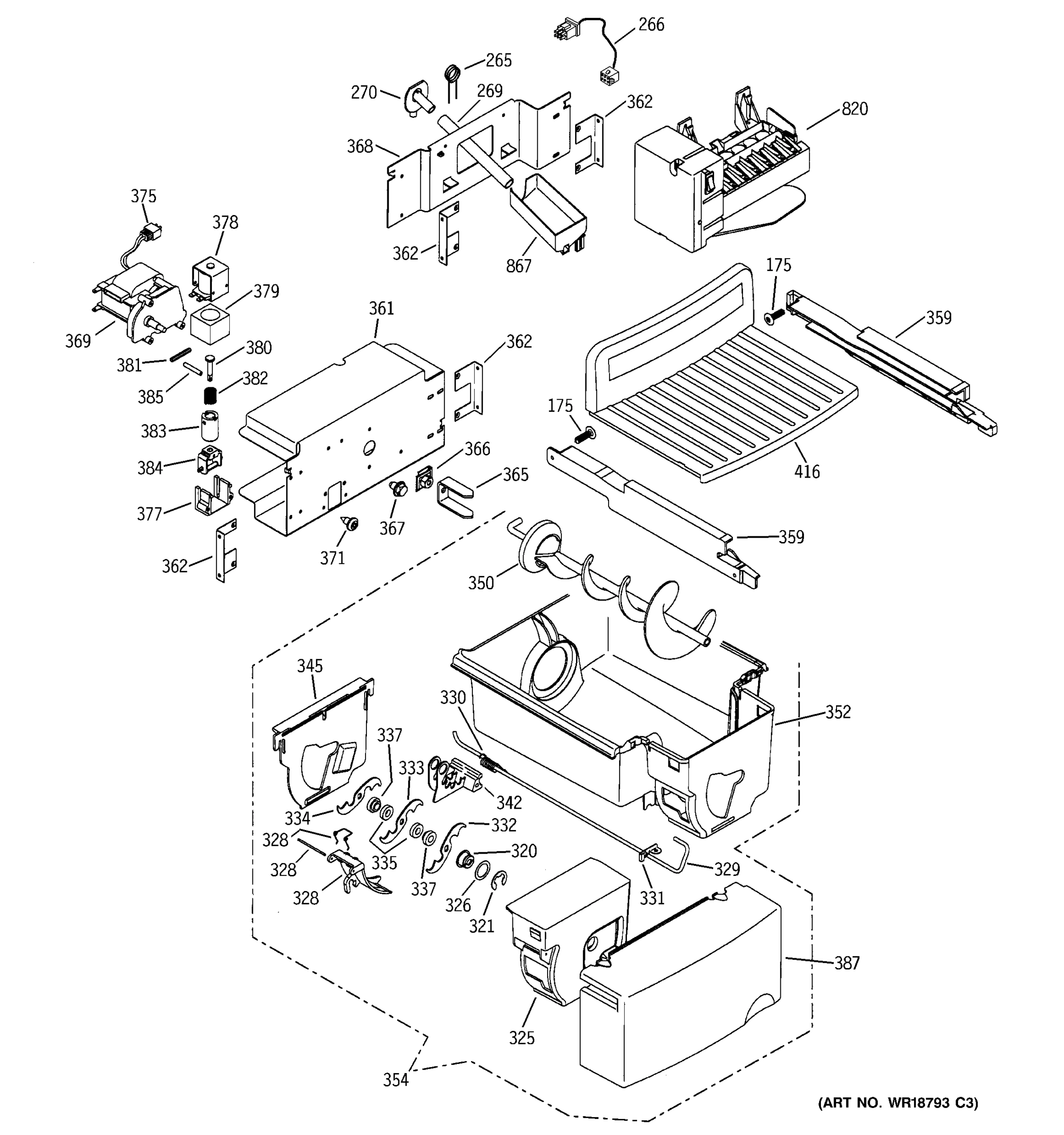 ICEMAKER & DISPENSER