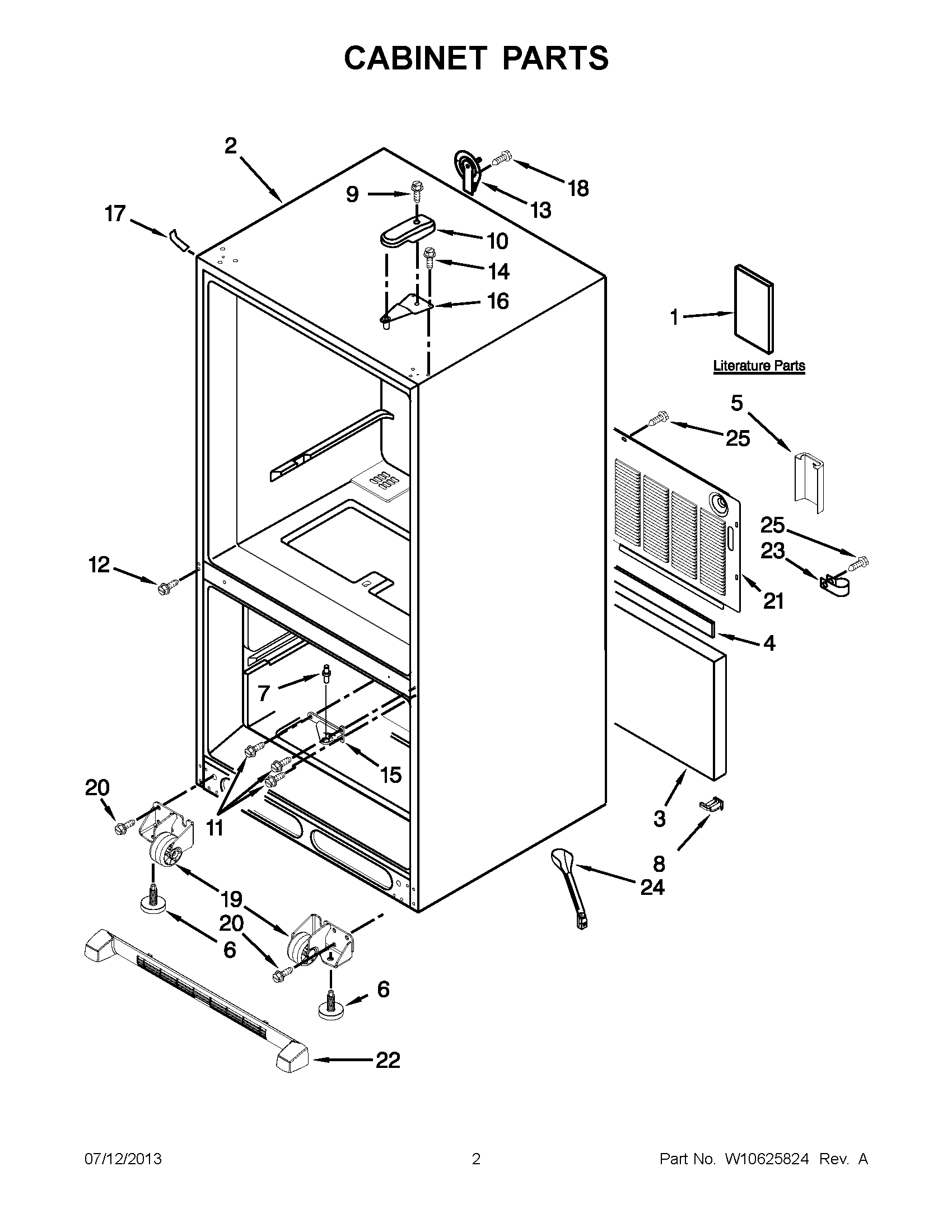 01 - CABINET PARTS