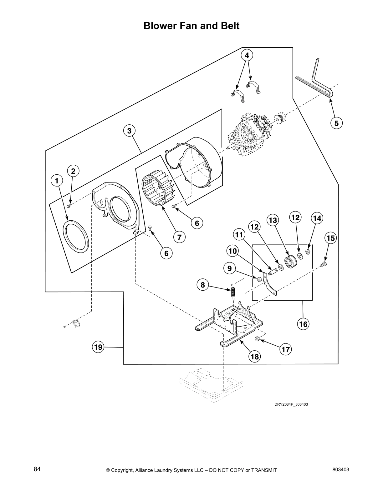 Blower Fan and Belt
