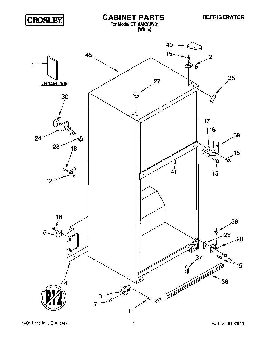 01 - CABINET, LITERATURE