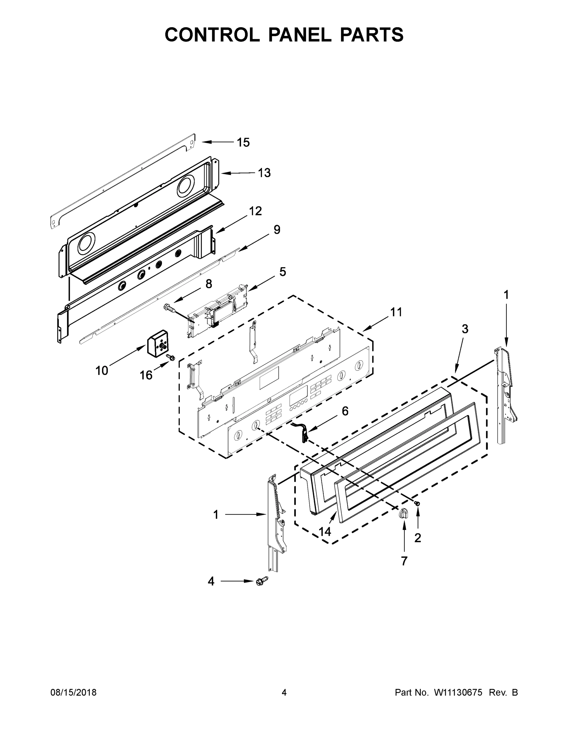 03 - CONTROL PANEL PARTS