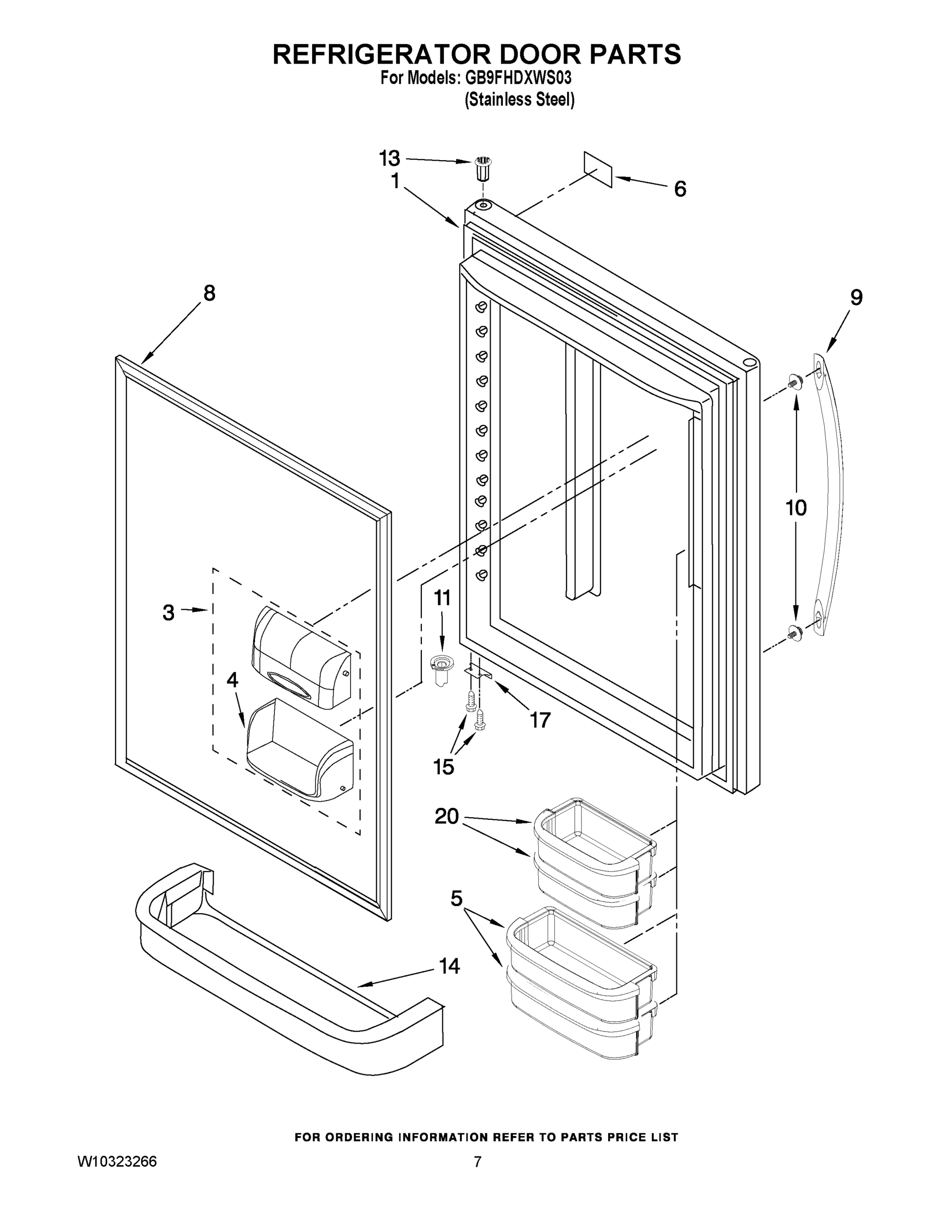 04 - REFRIGERATOR DOOR PARTS