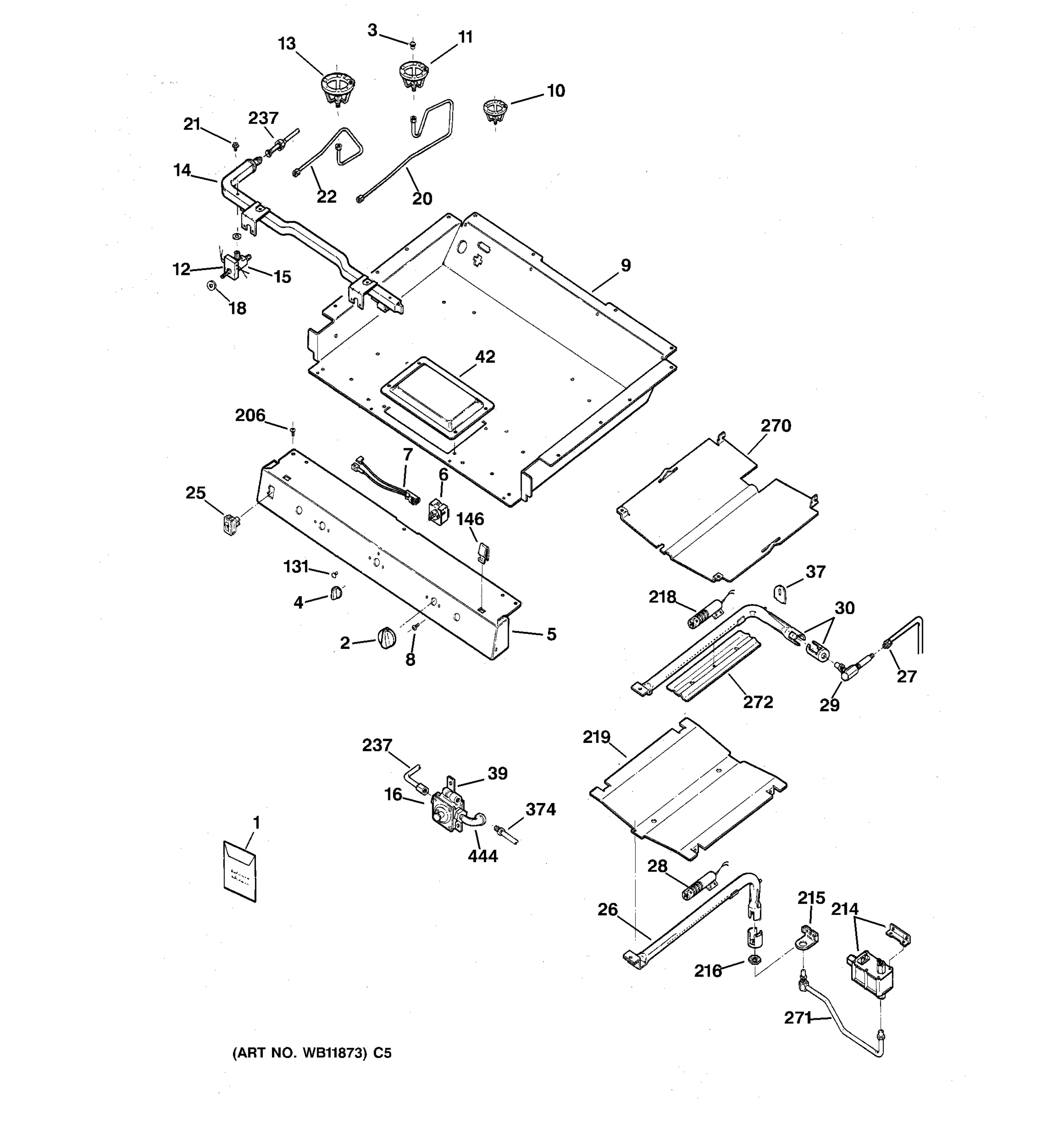 GAS & BURNER PARTS