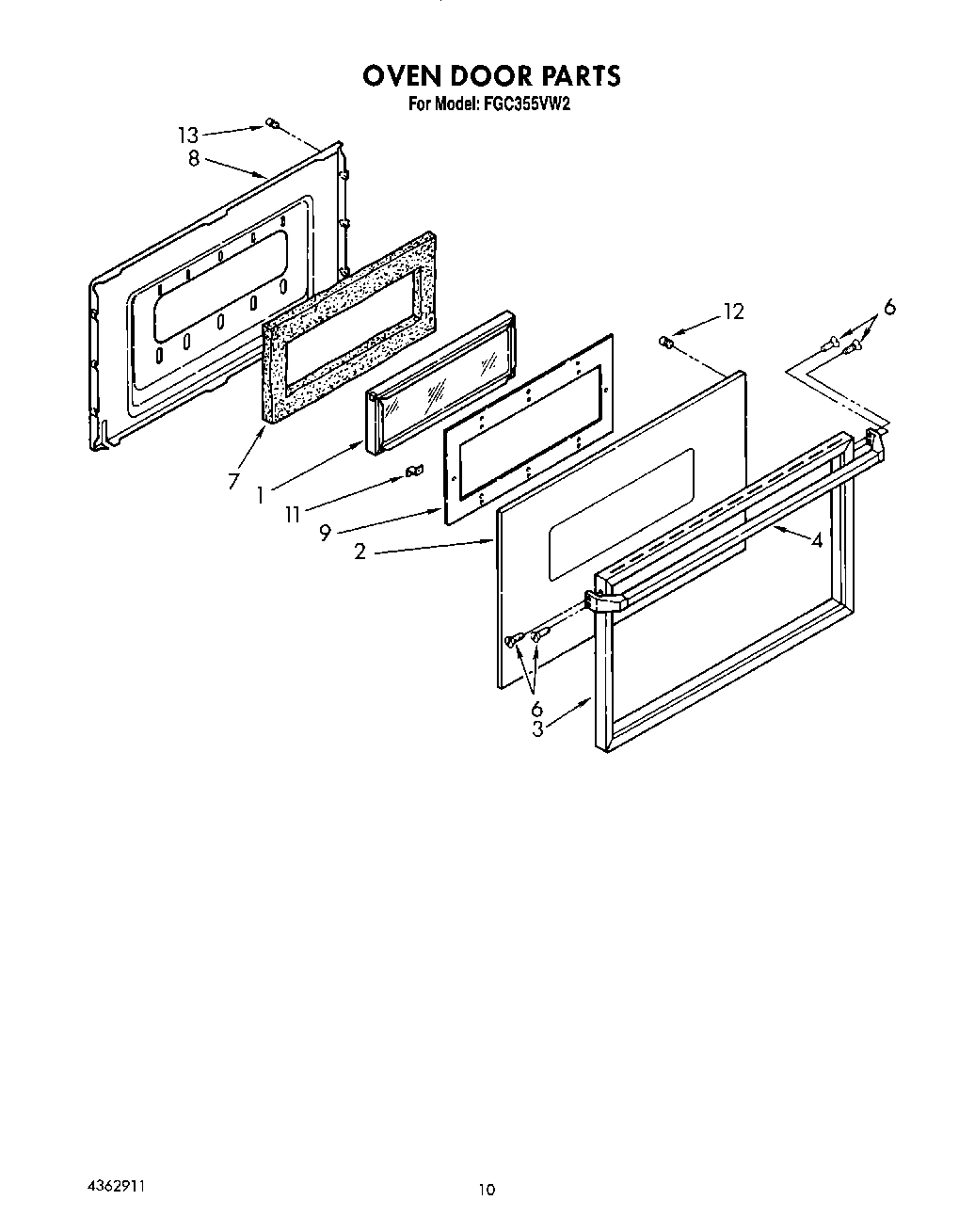 08 - OVEN DOOR, LIT/OPTIONAL