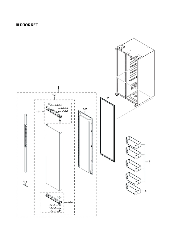 Refrigerator Door Parts