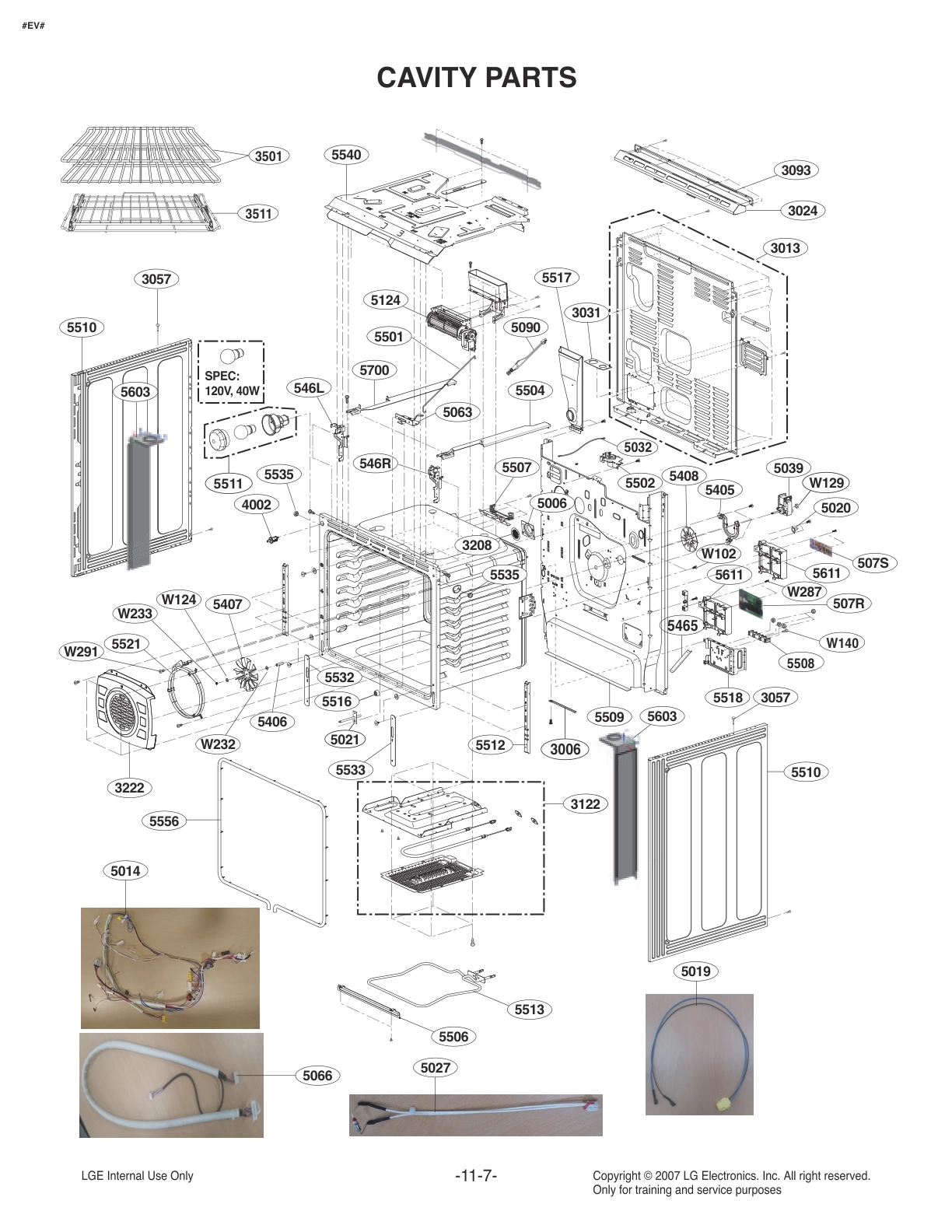 CAVITY PARTS