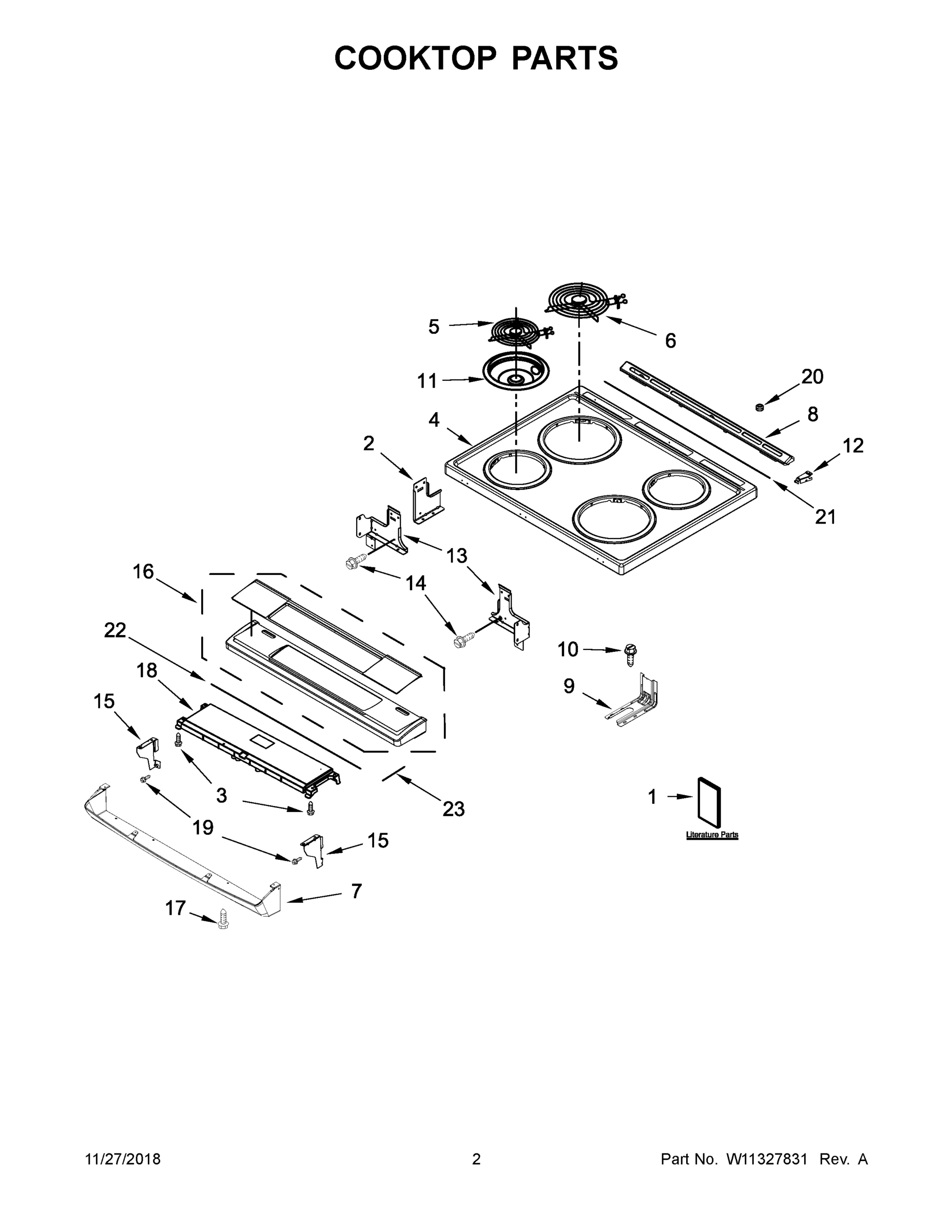 02 - COOKTOP PARTS