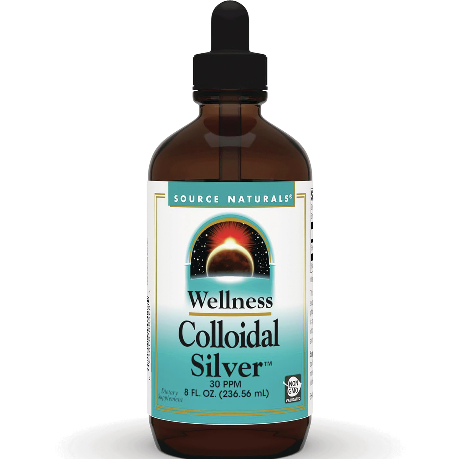 Source Naturals Wellness Colloidal Silver Vitamin | 30 Ppm 8 fl oz Liquid