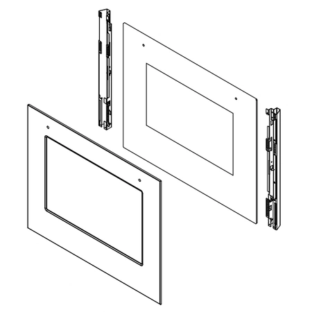 W11594222 Whirlpool Glass Door