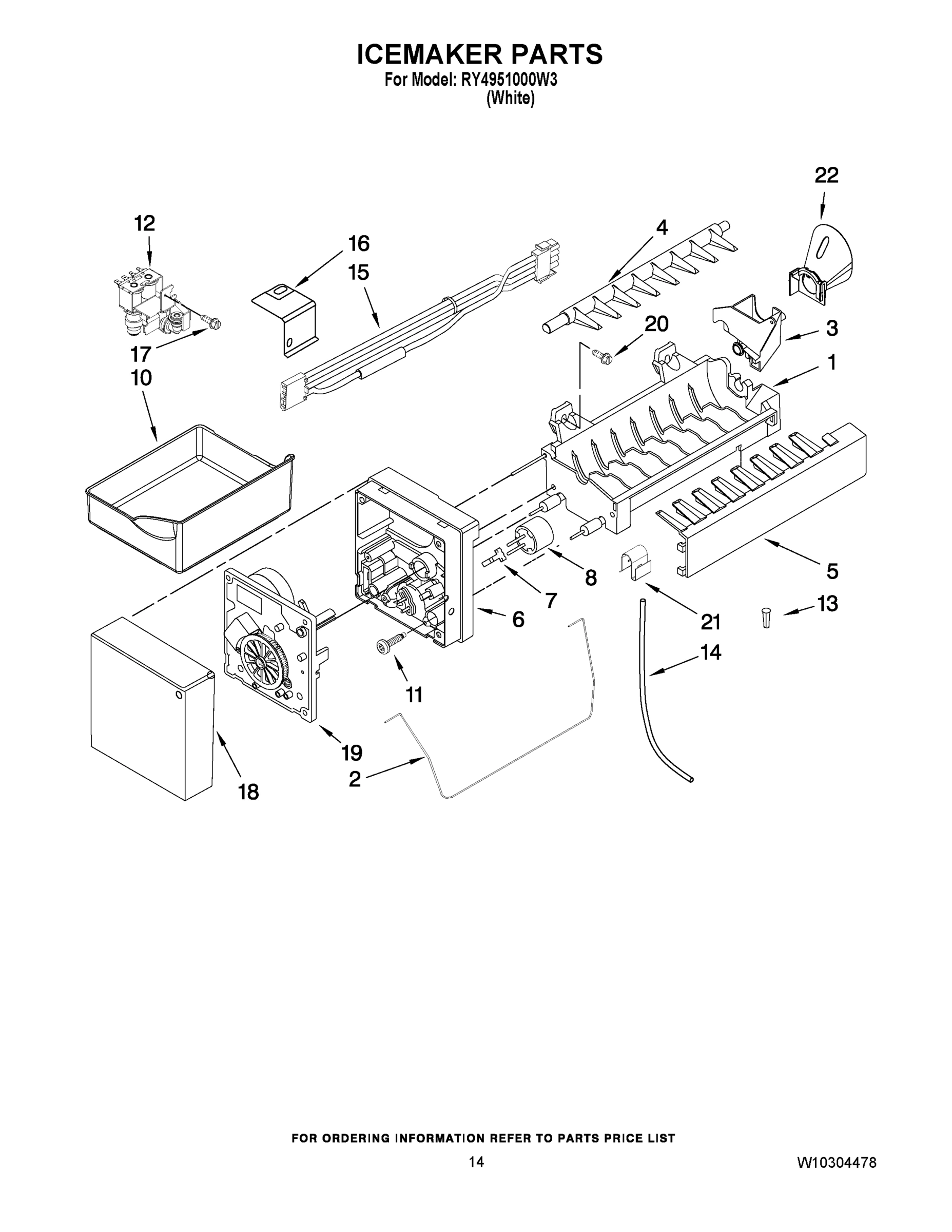 08 - ICEMAKER PARTS