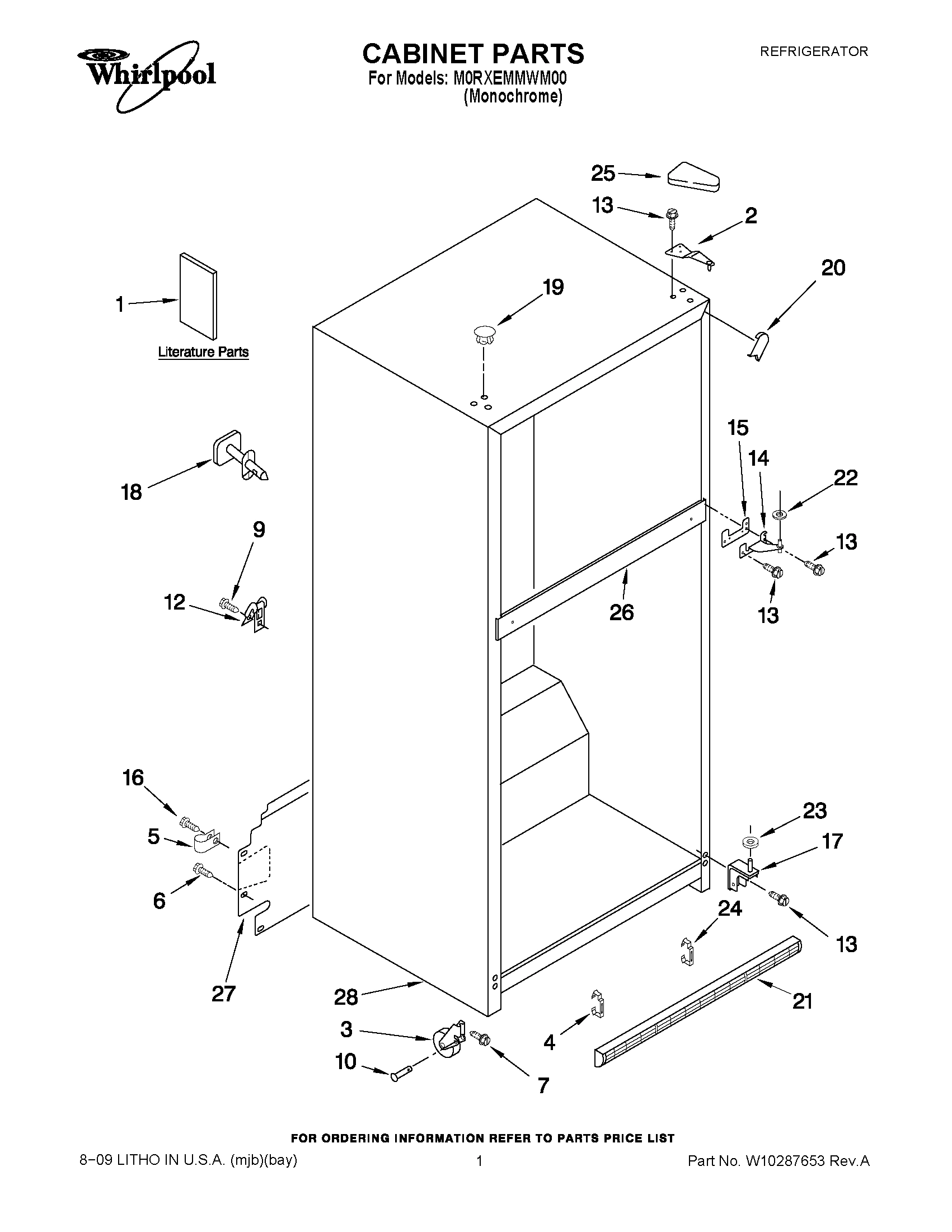 01 - CABINET PARTS