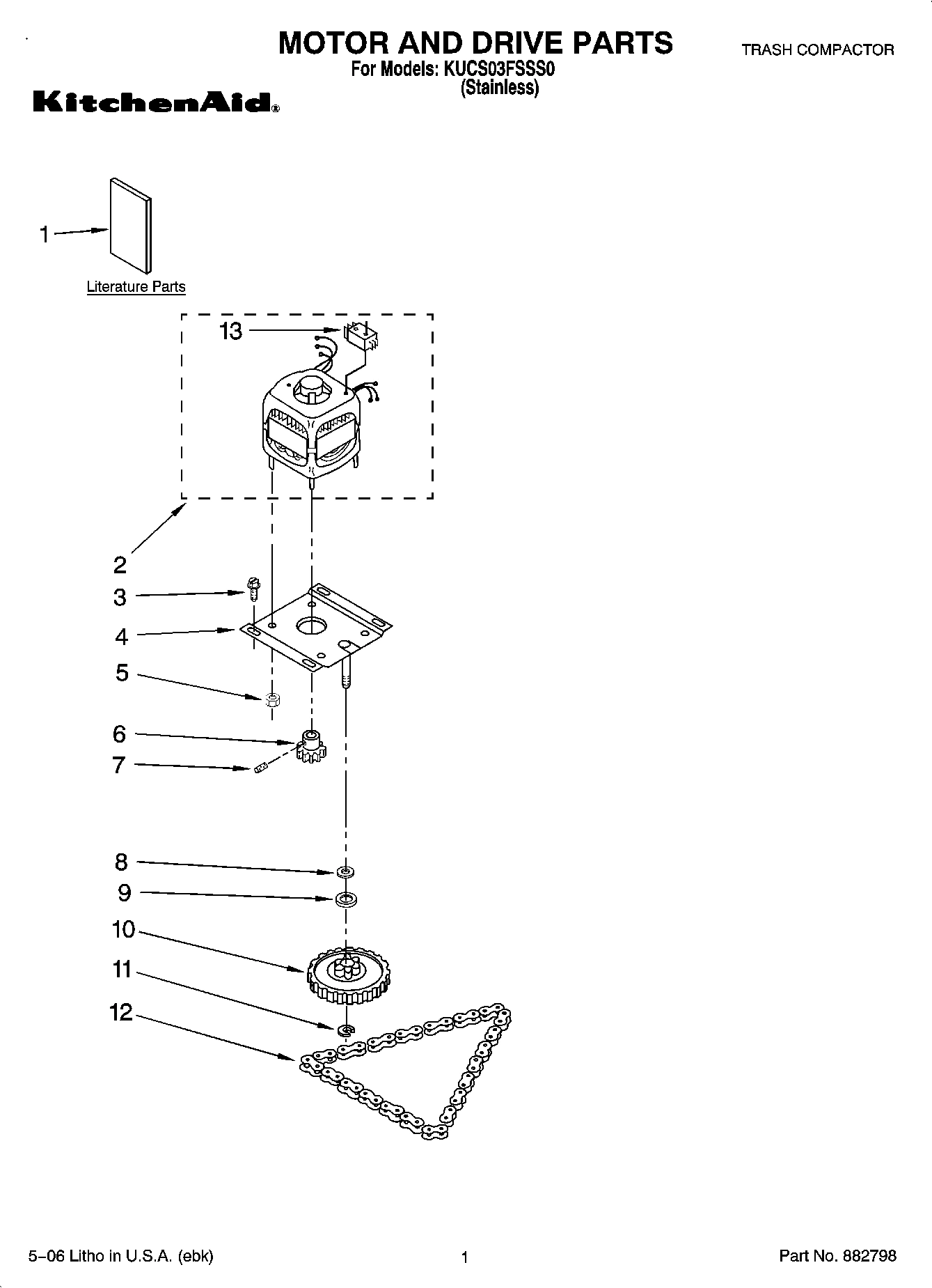 01 - MOTOR AND DRIVE PARTS