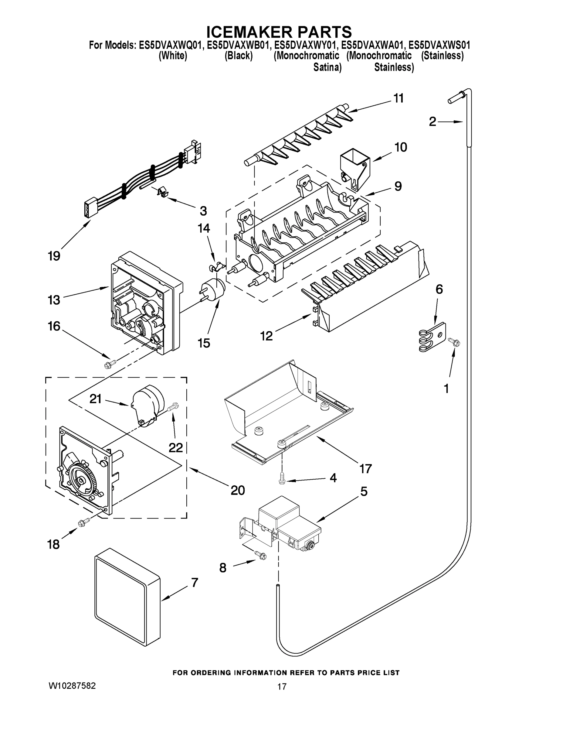 10 - ICEMAKER PARTS