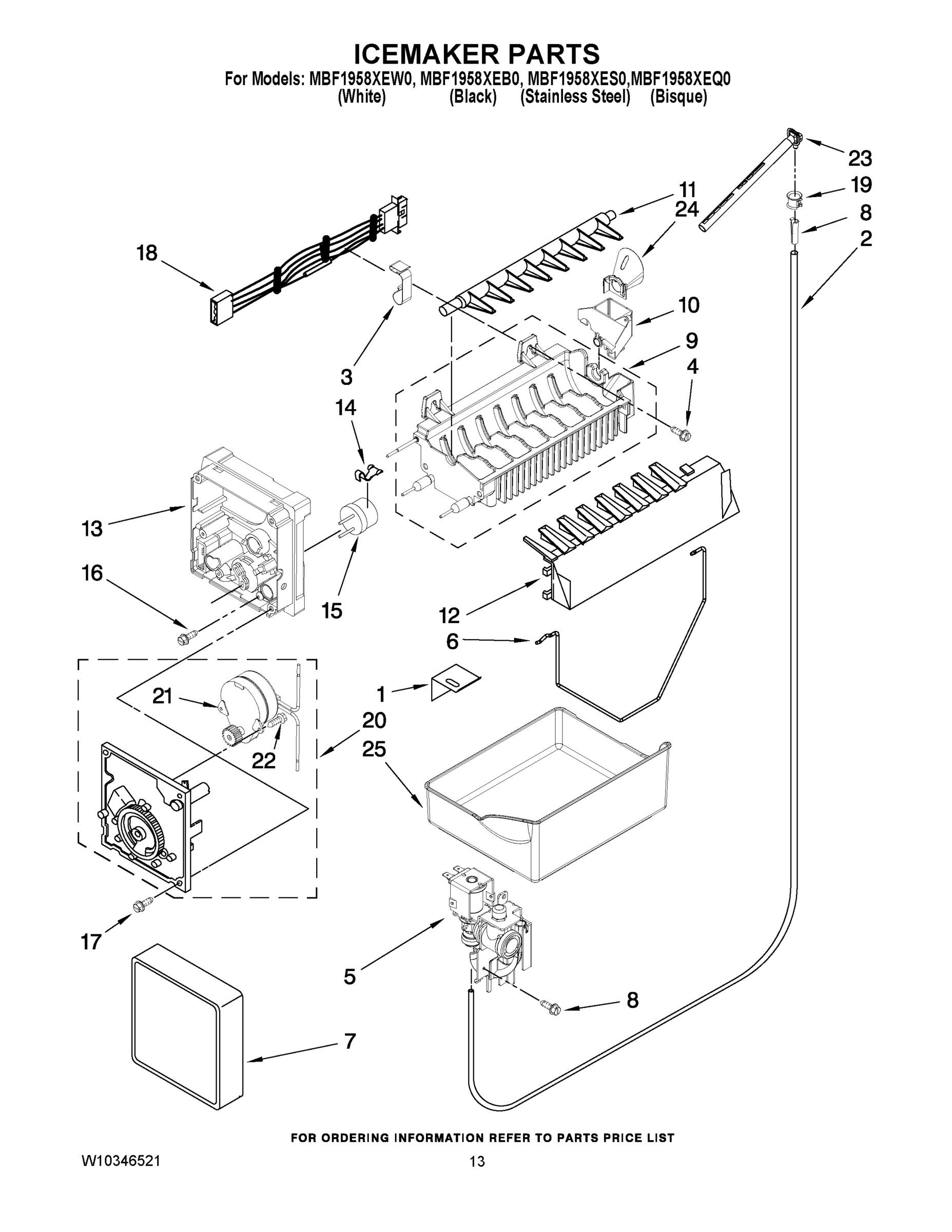 08 - ICEMAKER PARTS