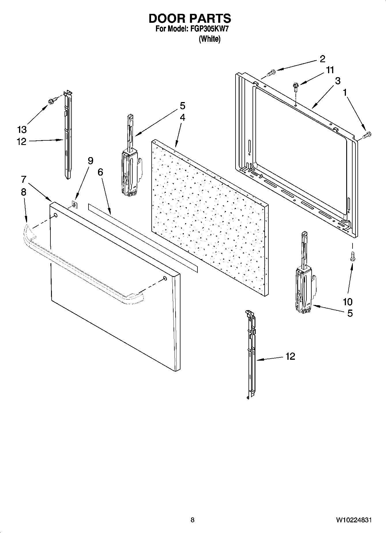 06 - DOOR PARTS, OPTIONAL PARTS (NOT INCLUDED)