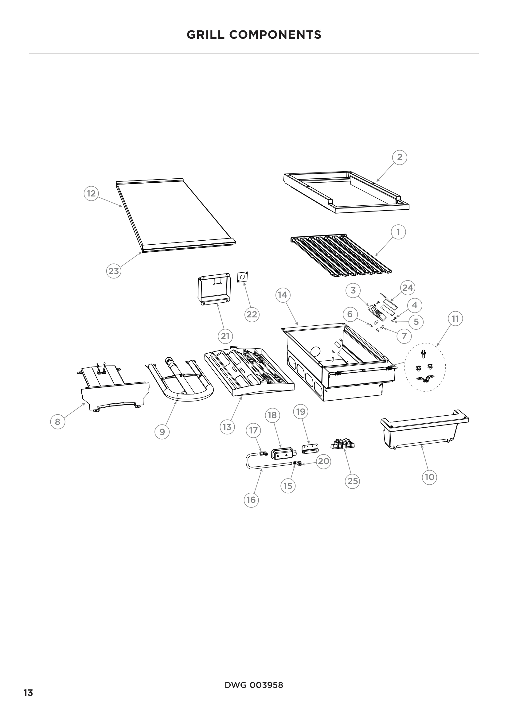 GRILL COMPONENTS