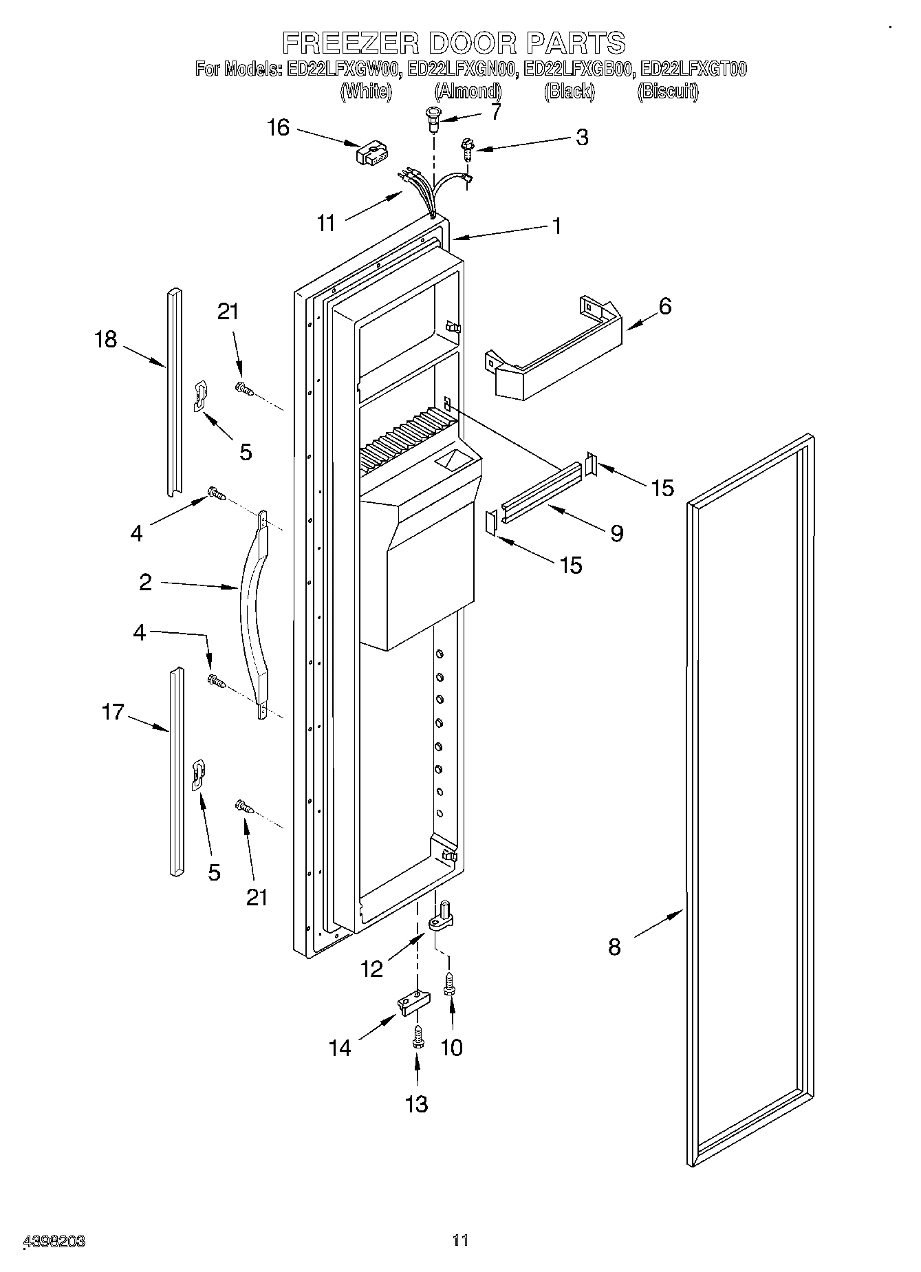 08 - FREEZER DOOR