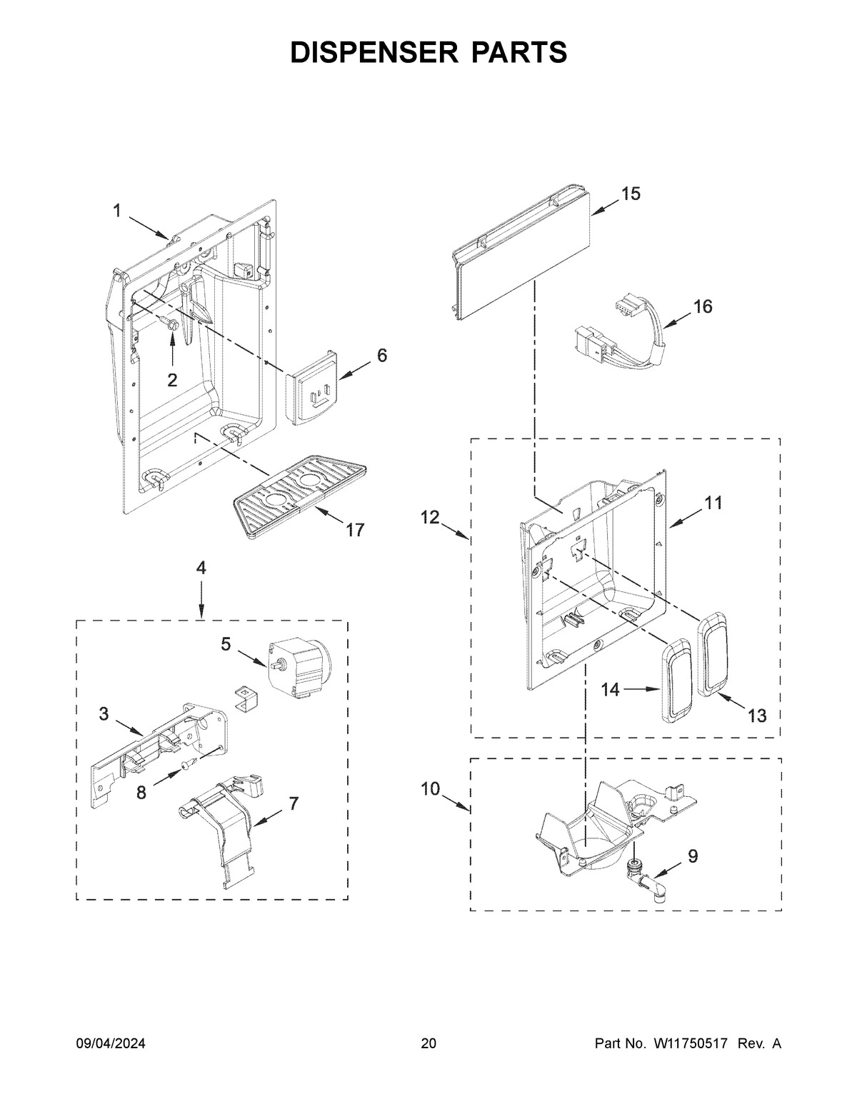 11 - DISPENSER PARTS