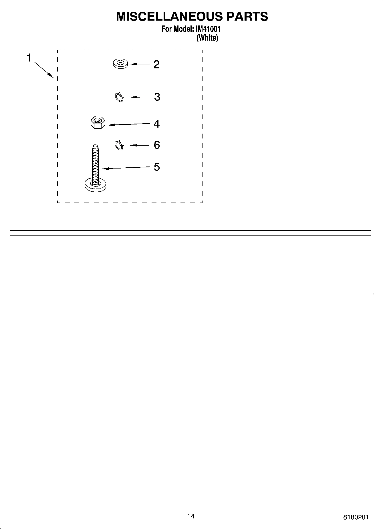 10 - MISCELLANEOUS PARTS, OPTIONAL PARTS (NOT INCLUDED)
