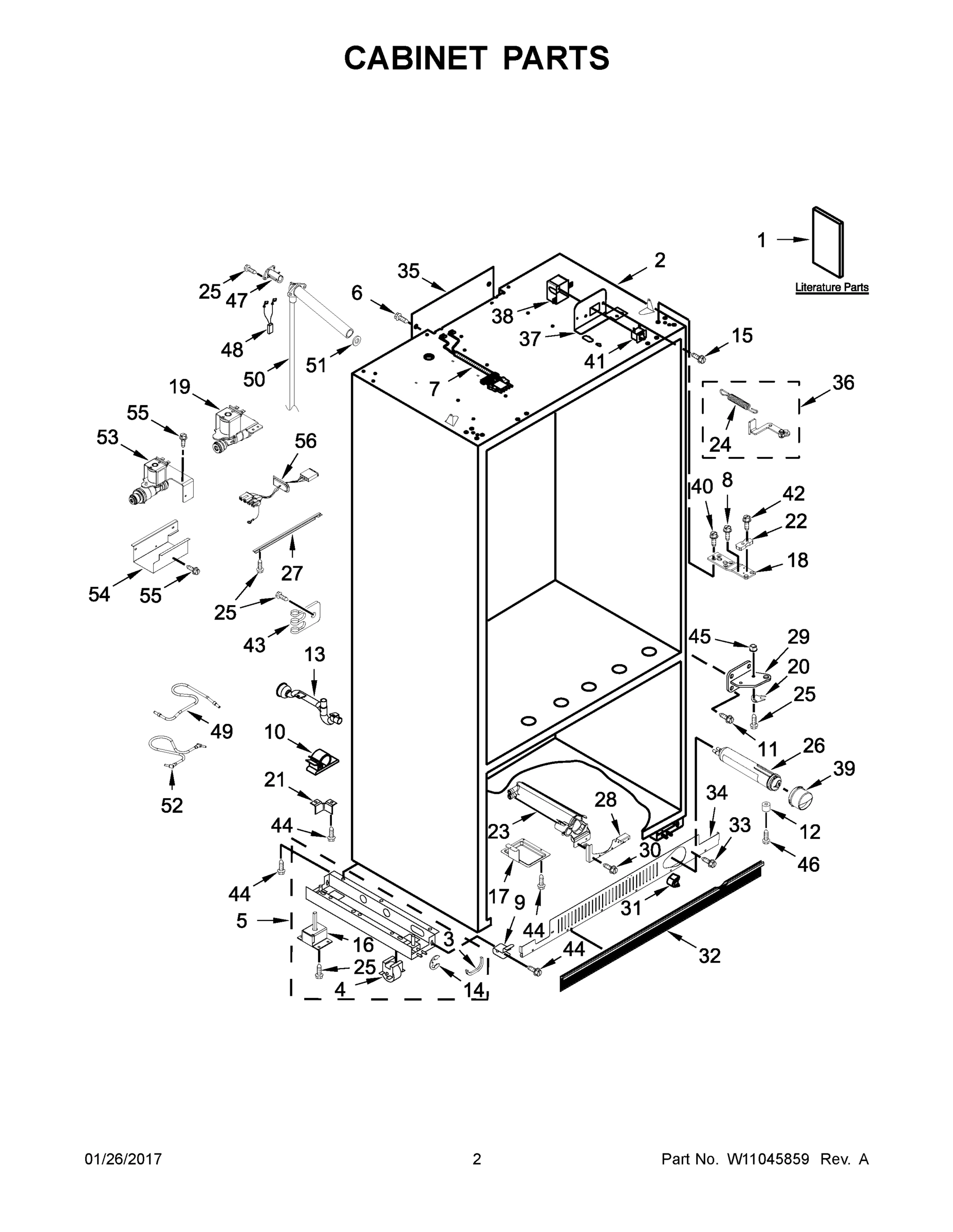 02 - CABINET PARTS