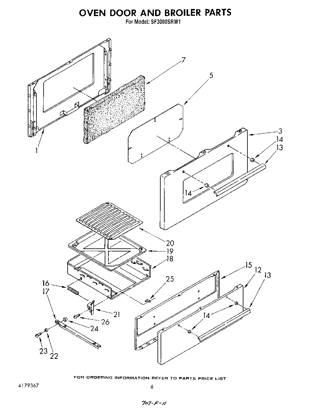 05 - OVEN DOOR AND BROILER