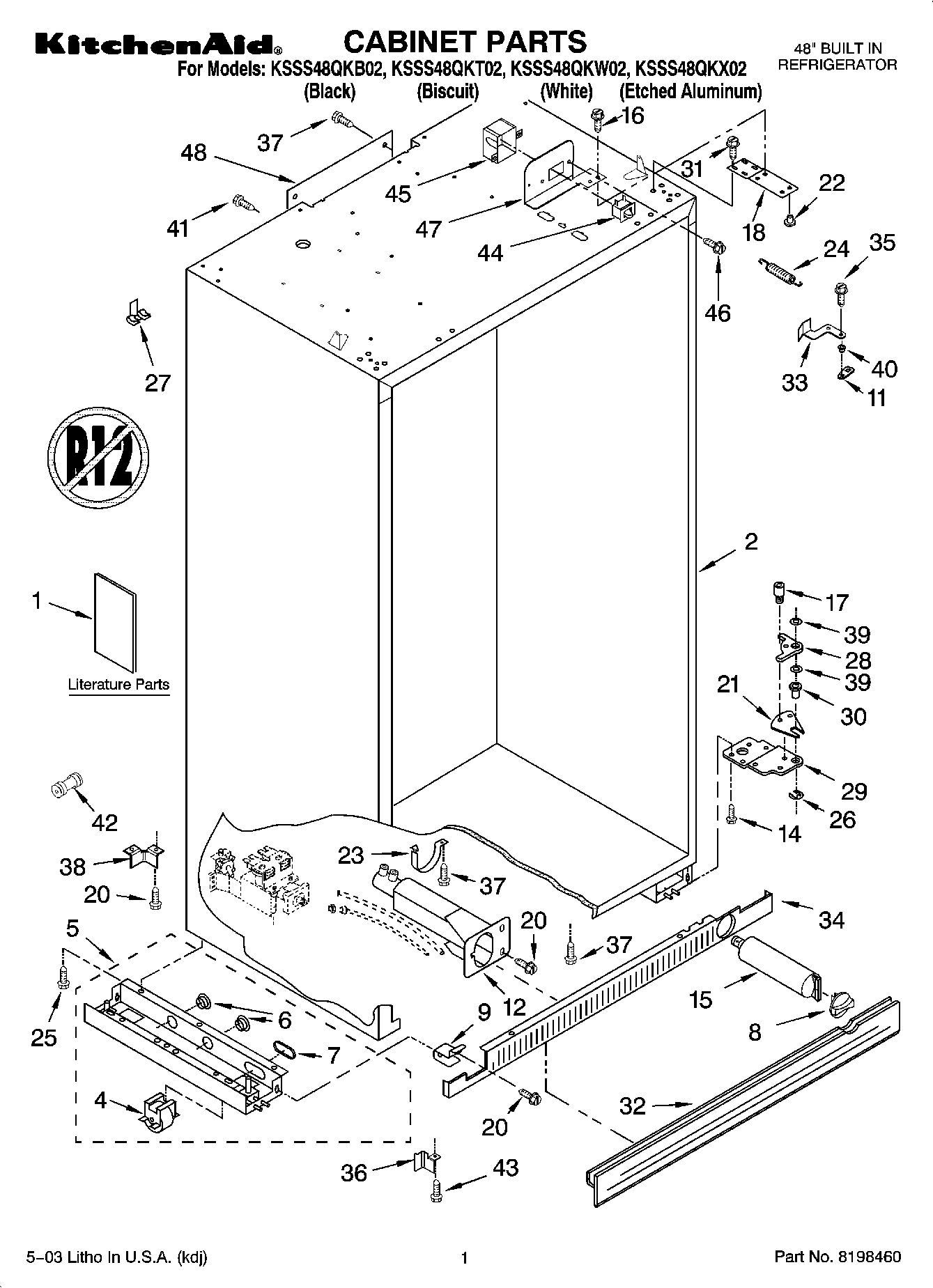 01 - CABINET PARTS