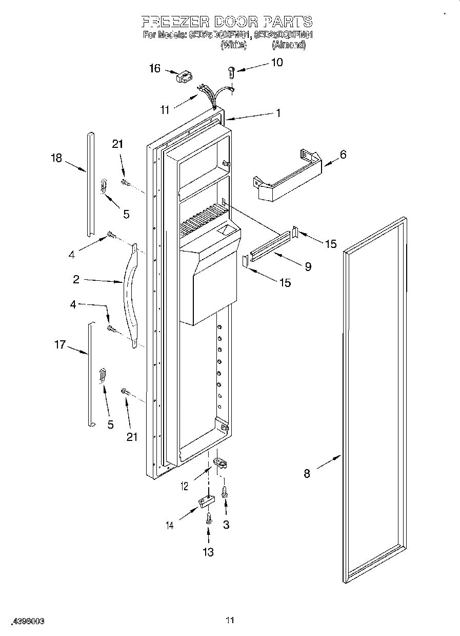 07 - FREEZER DOOR