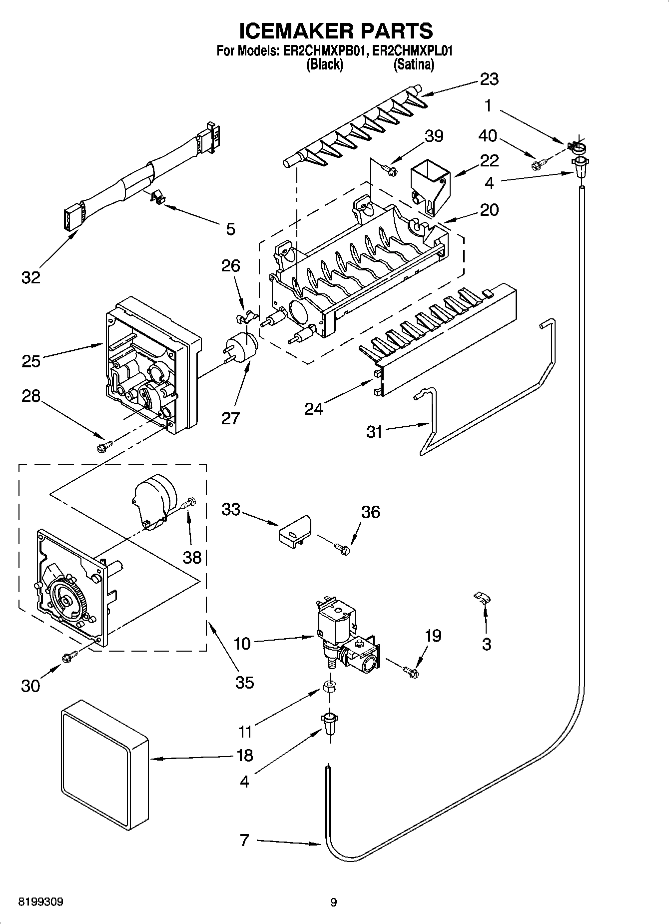 05 - ICEMAKER PARTS