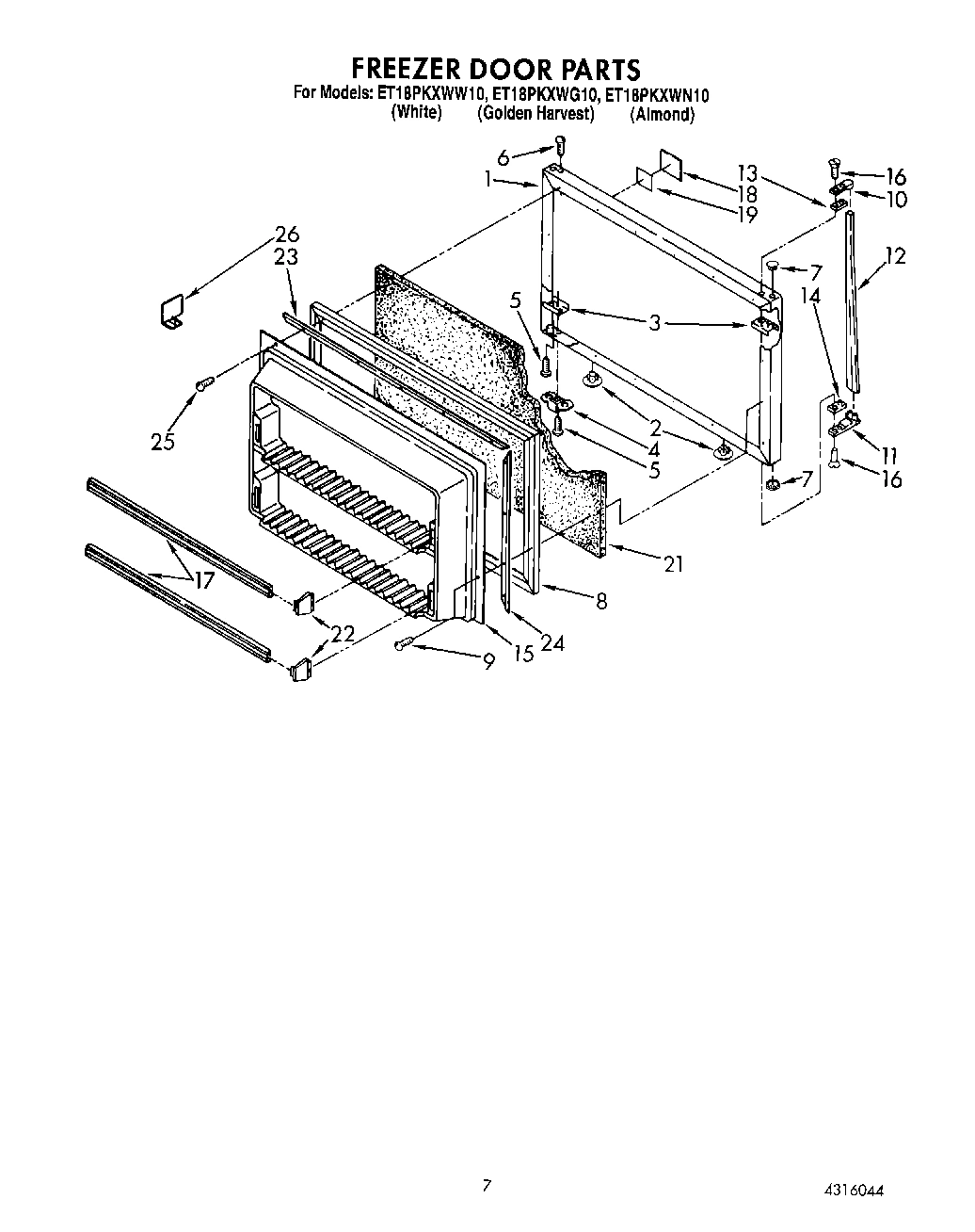 05 - FREEZER DOOR