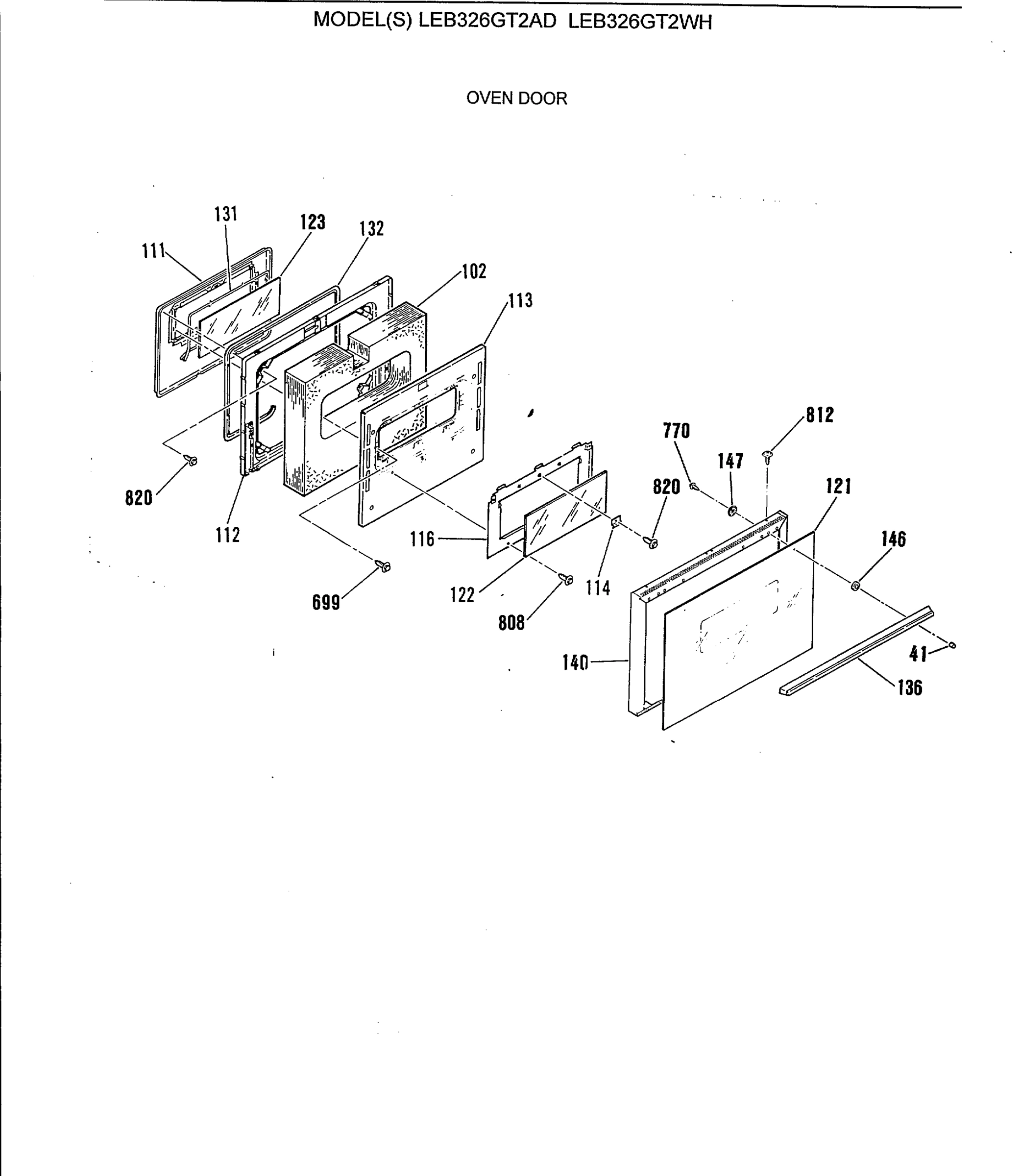 OVEN DOOR