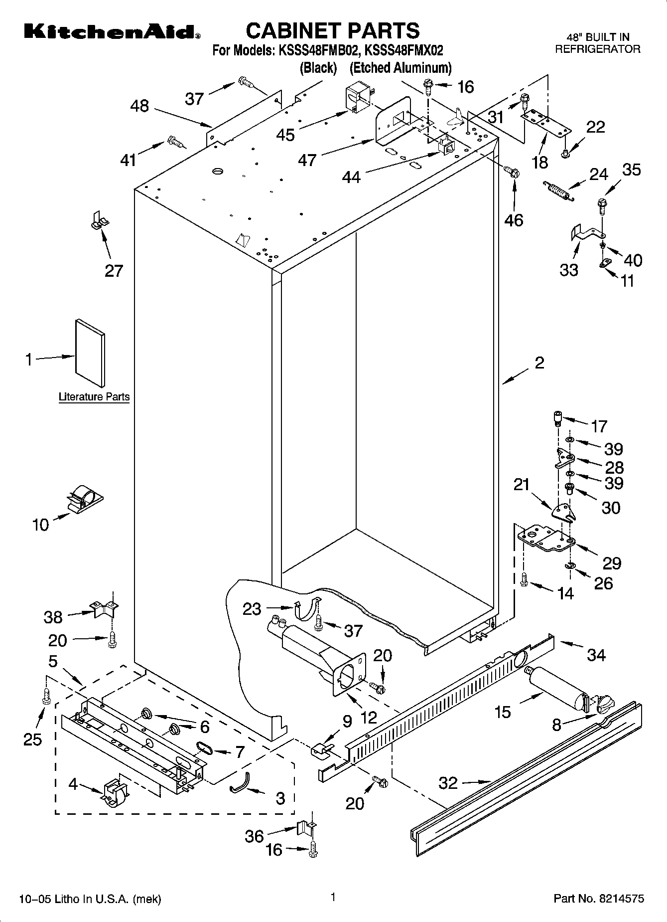 01 - CABINET PARTS