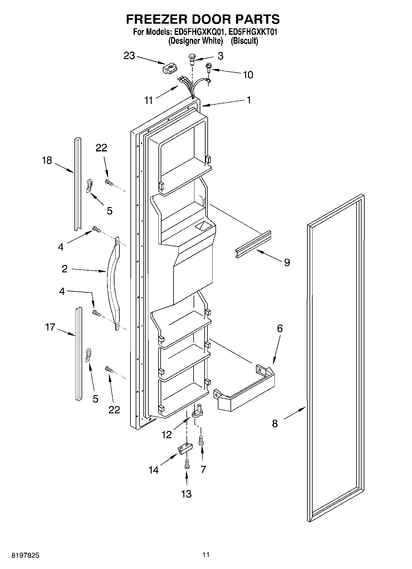 07 - FREEZER DOOR