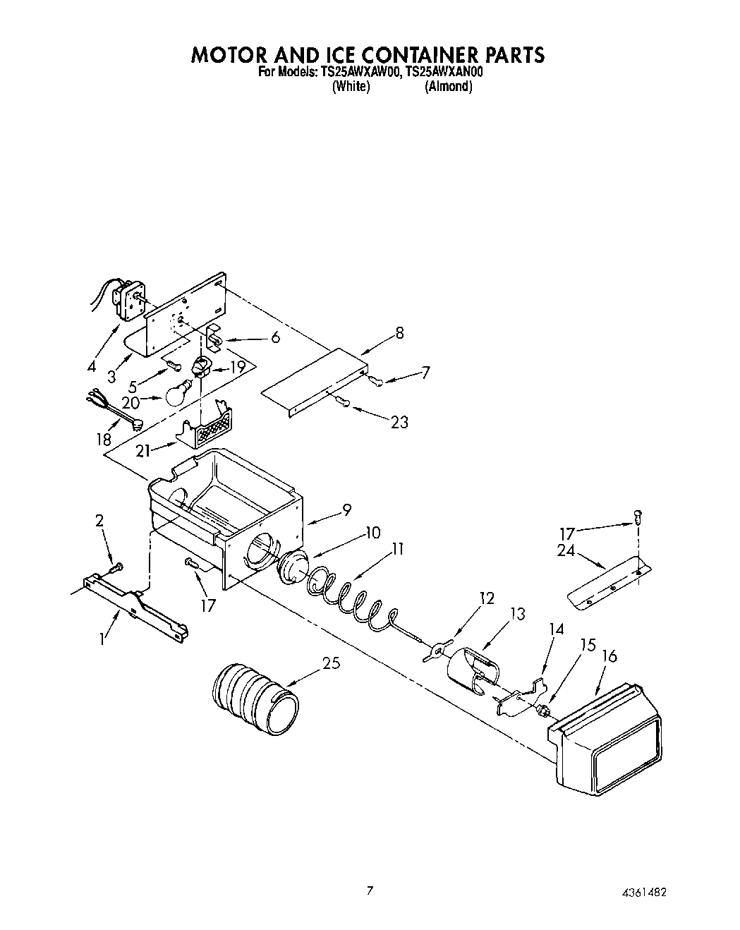 05 - MOTOR AND ICE CONTAINER