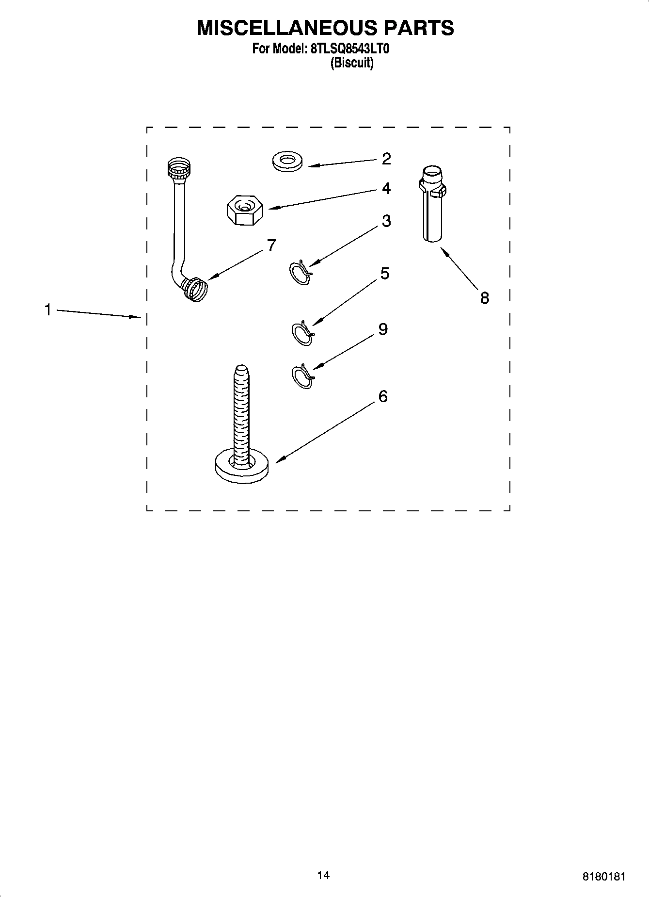 10 - MISCELLANEOUS PARTS, OPTIONAL PARTS (NOT INCLUDED)