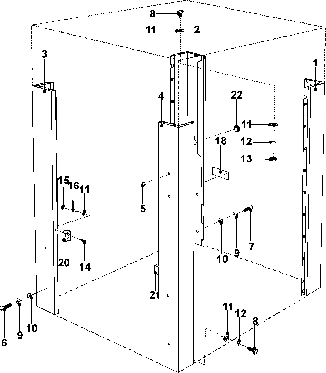 02 - BASE UPRIGHTS
