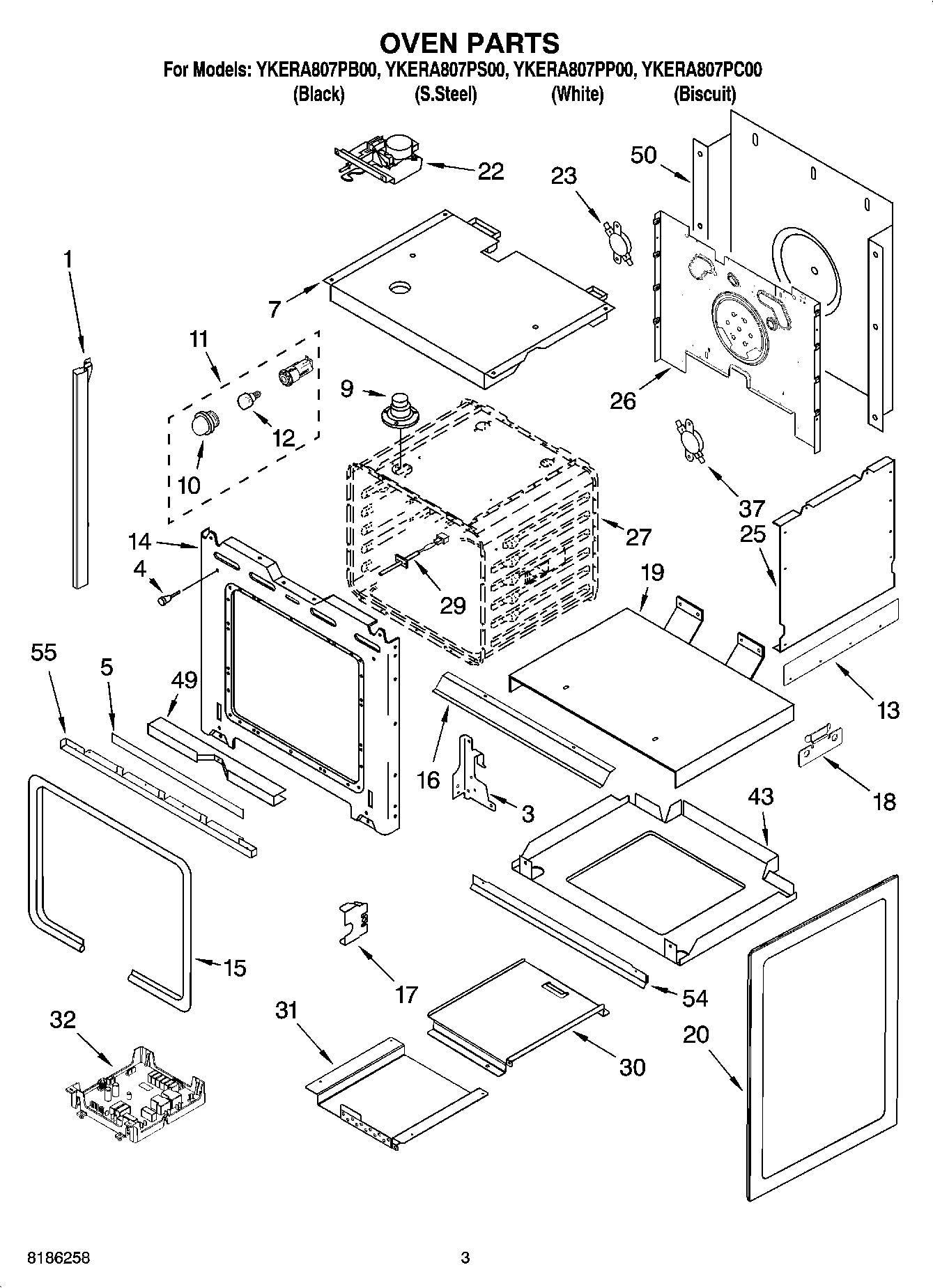03 - OVEN PARTS