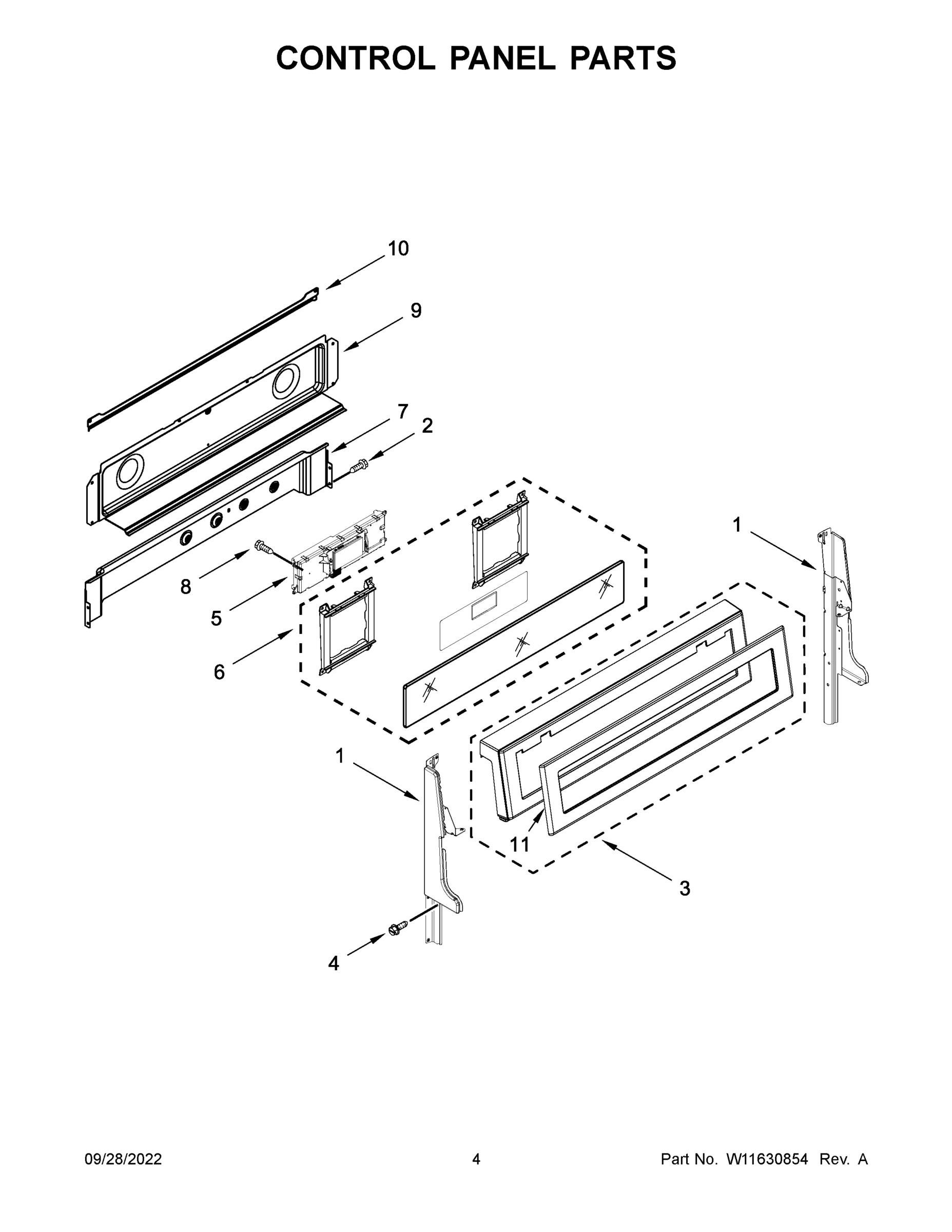 03 - CONTROL PANEL PARTS