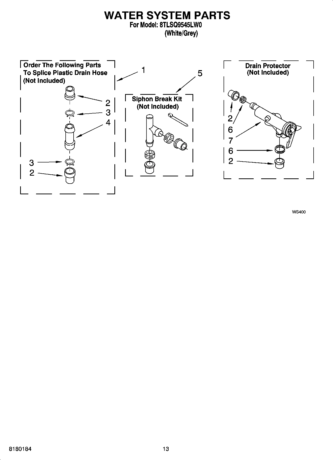 09 - WATER SYSTEM PARTS
